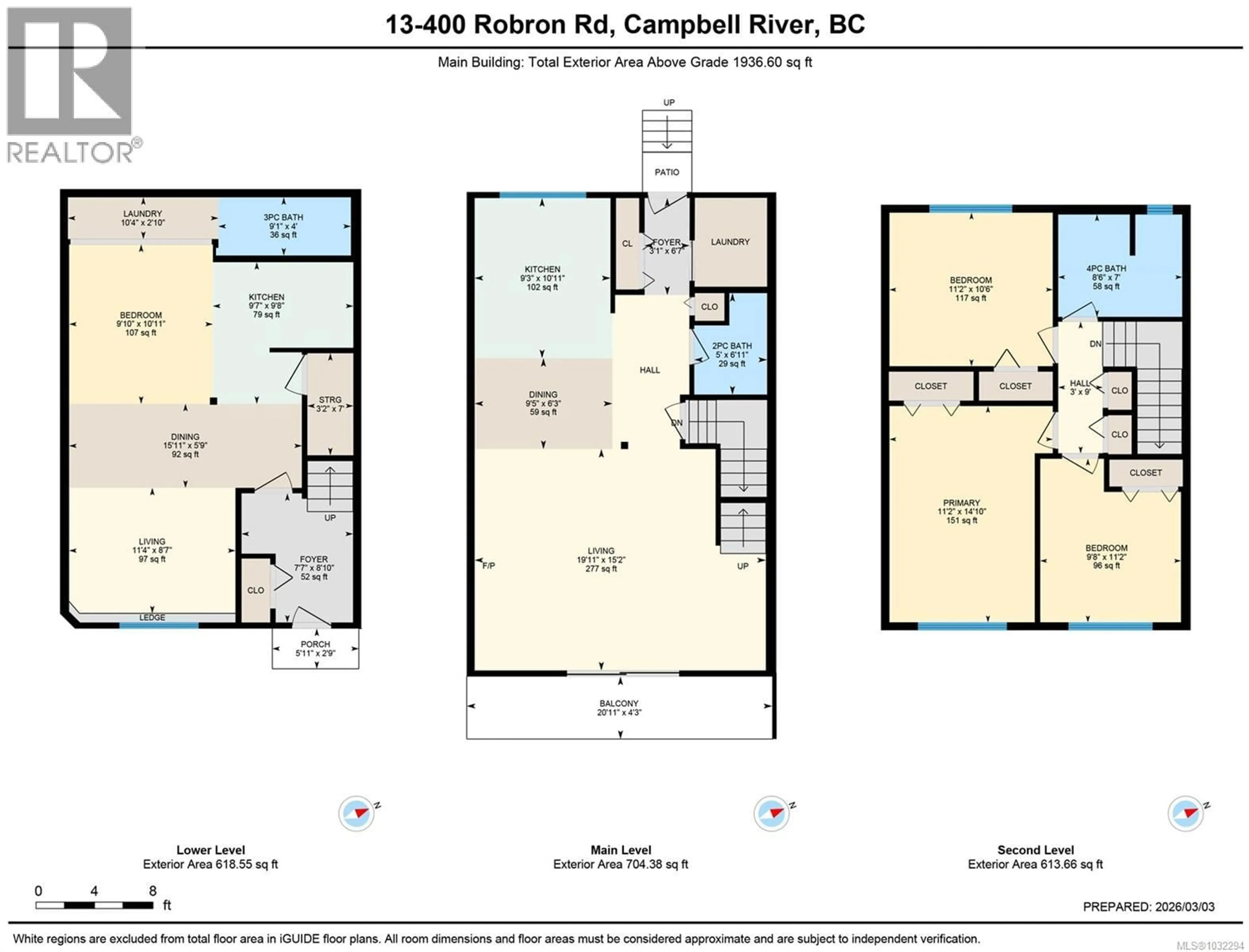 Floor plan for 13 - 400 ROBRON ROAD, Campbell River British Columbia V9W5N5
