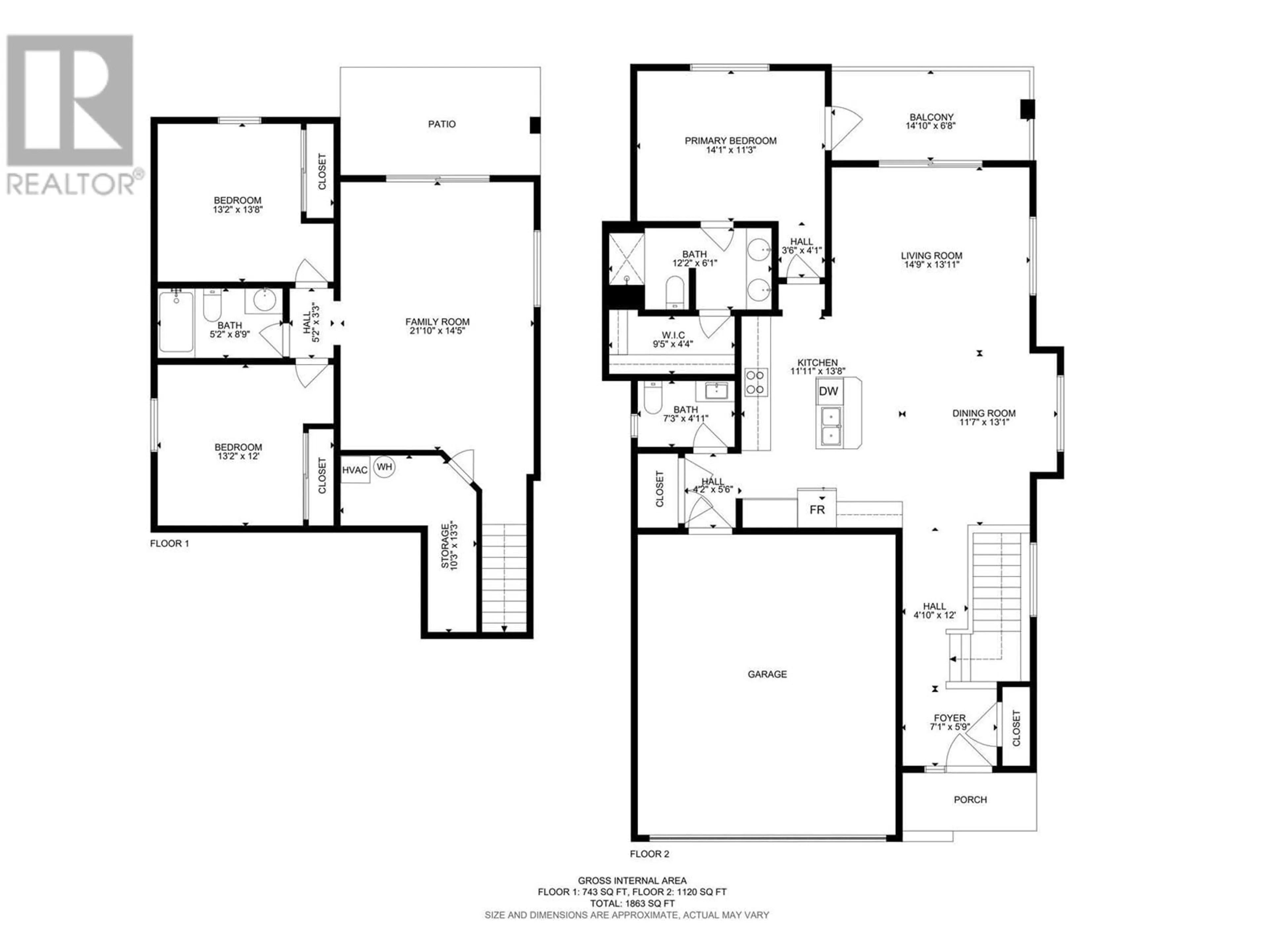 Floor plan for 2054 Elkridge Drive, West Kelowna British Columbia V4T3K1