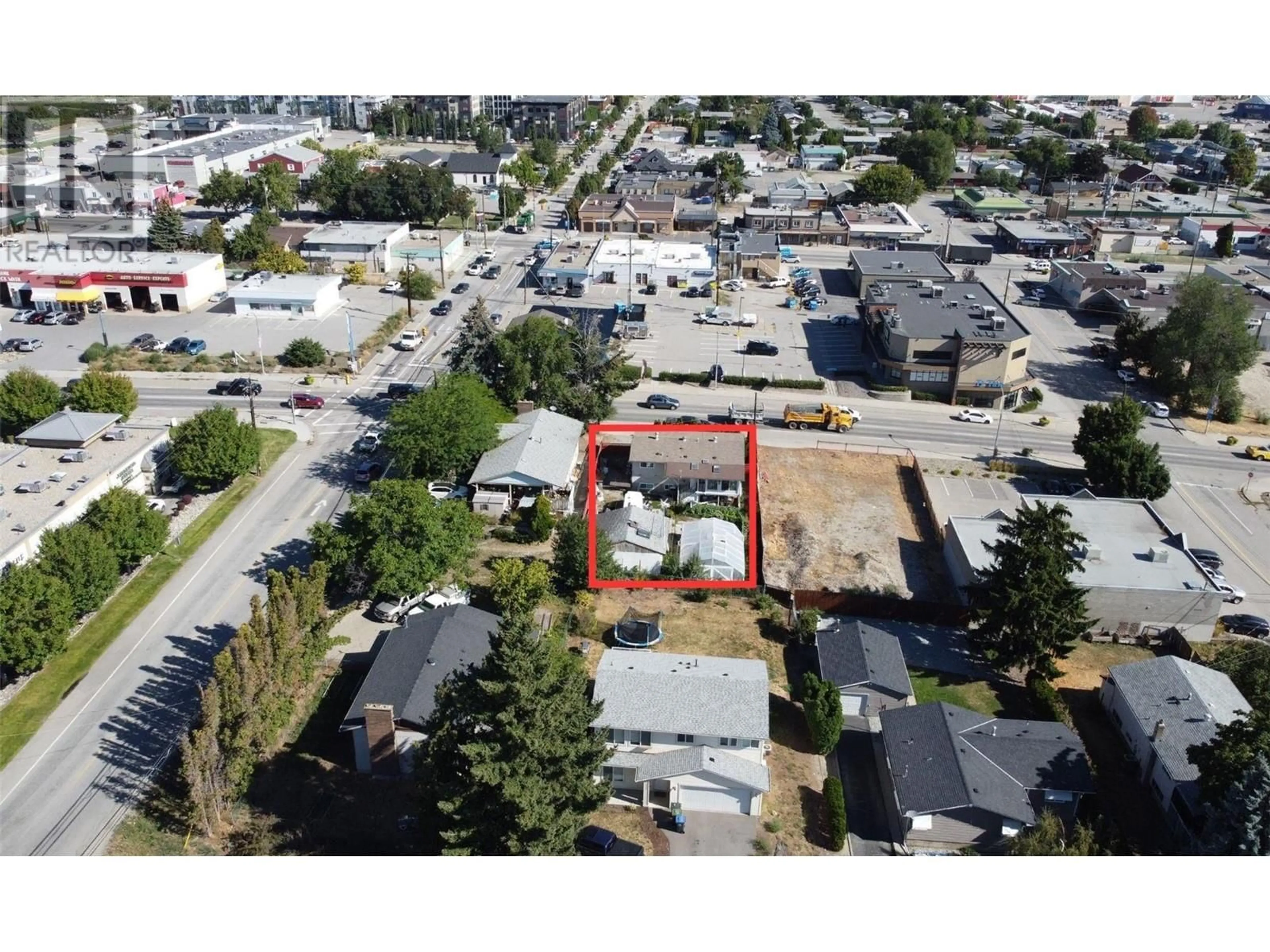 A pic from outside/outdoor area/front of a property/back of a property/a pic from drone, street for 2441 DOBBIN ROAD, West Kelowna British Columbia V4T1N6