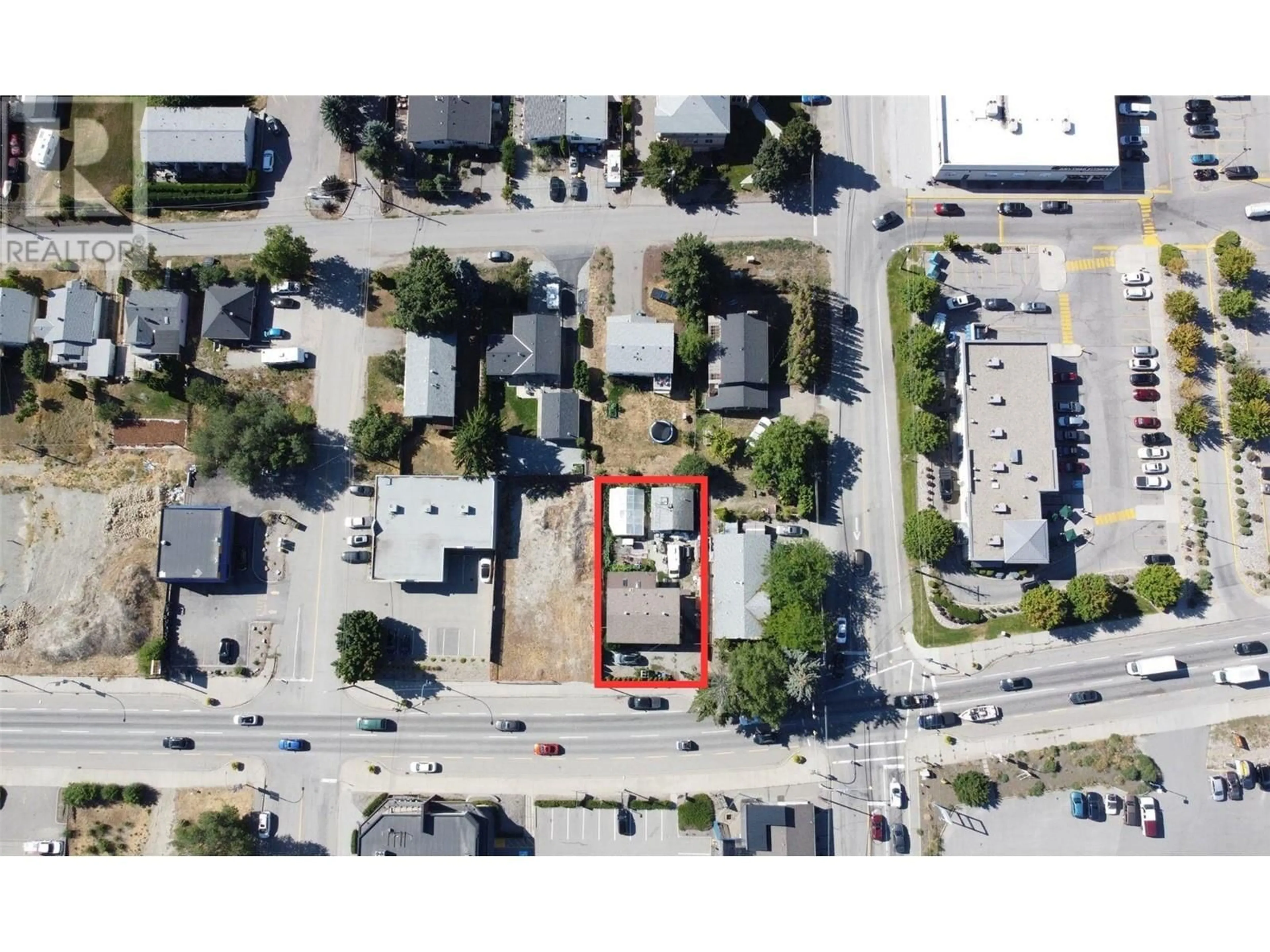 A pic from outside/outdoor area/front of a property/back of a property/a pic from drone, street for 2441 DOBBIN ROAD, West Kelowna British Columbia V4T1N6
