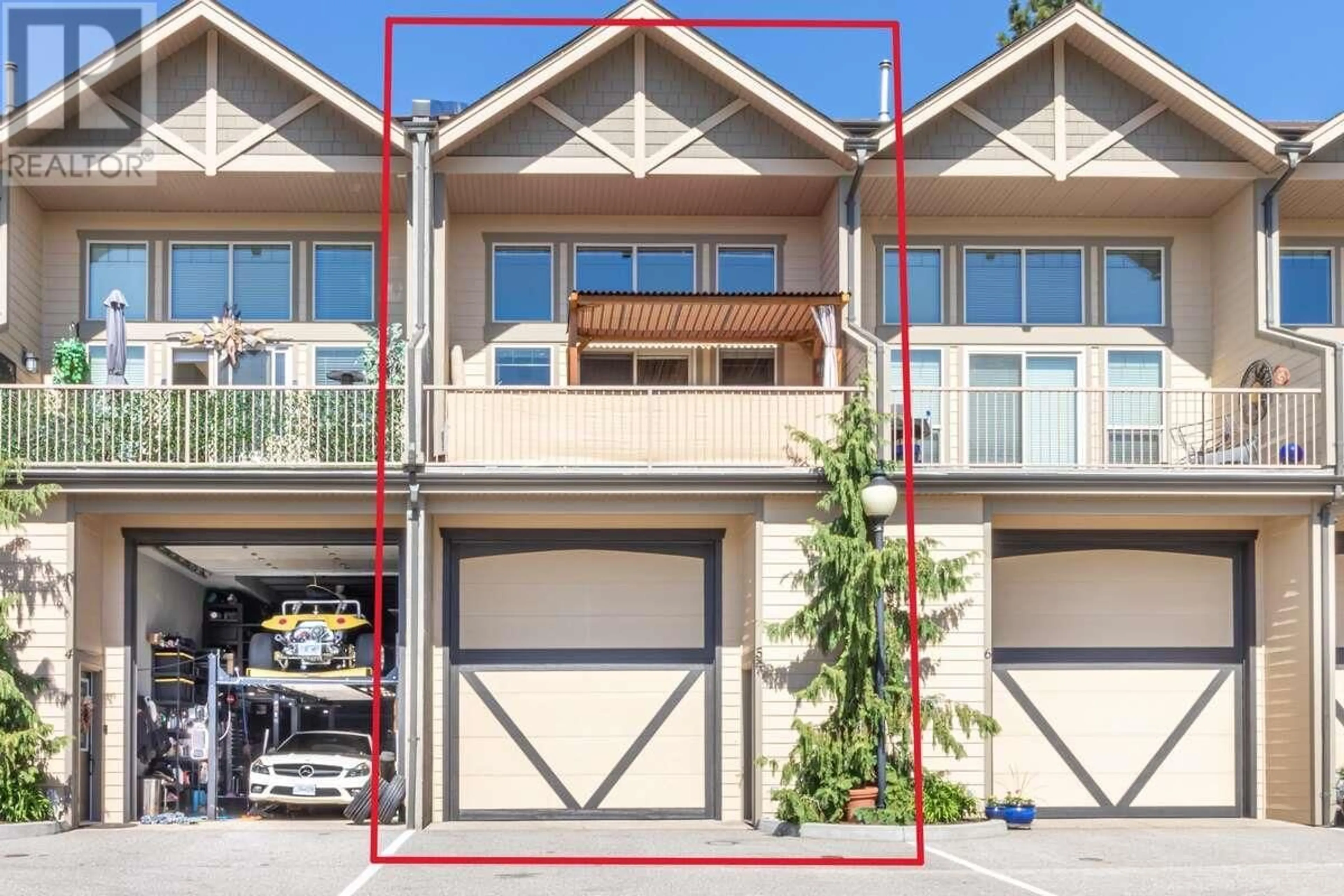 A pic from exterior of the house or condo, the front or back of building for 3359 Cougar Road Unit# 5, West Kelowna British Columbia V4T3G1