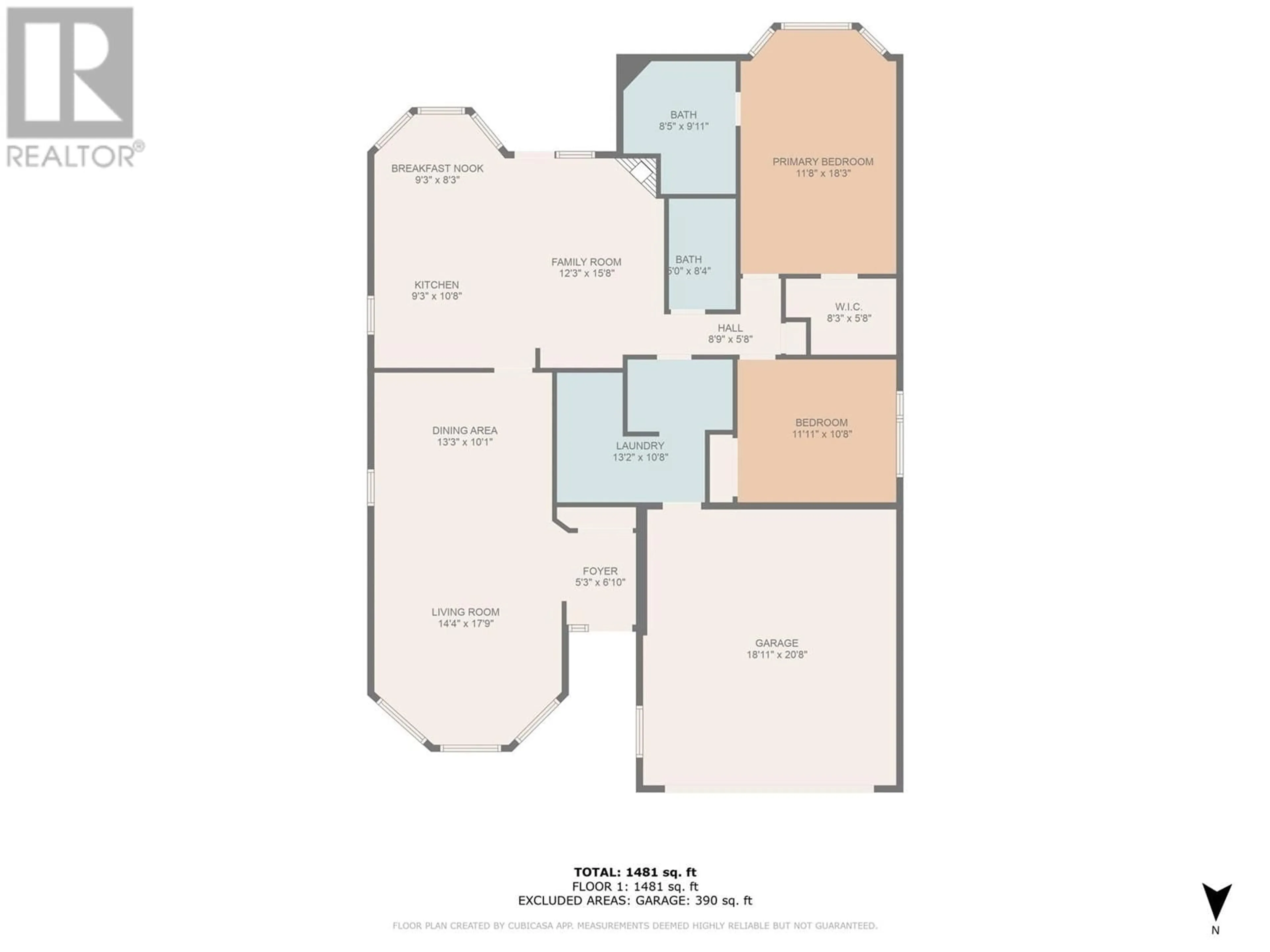 Floor plan for 1201 Cameron Avenue Unit# 55, Kelowna British Columbia V1W3R8