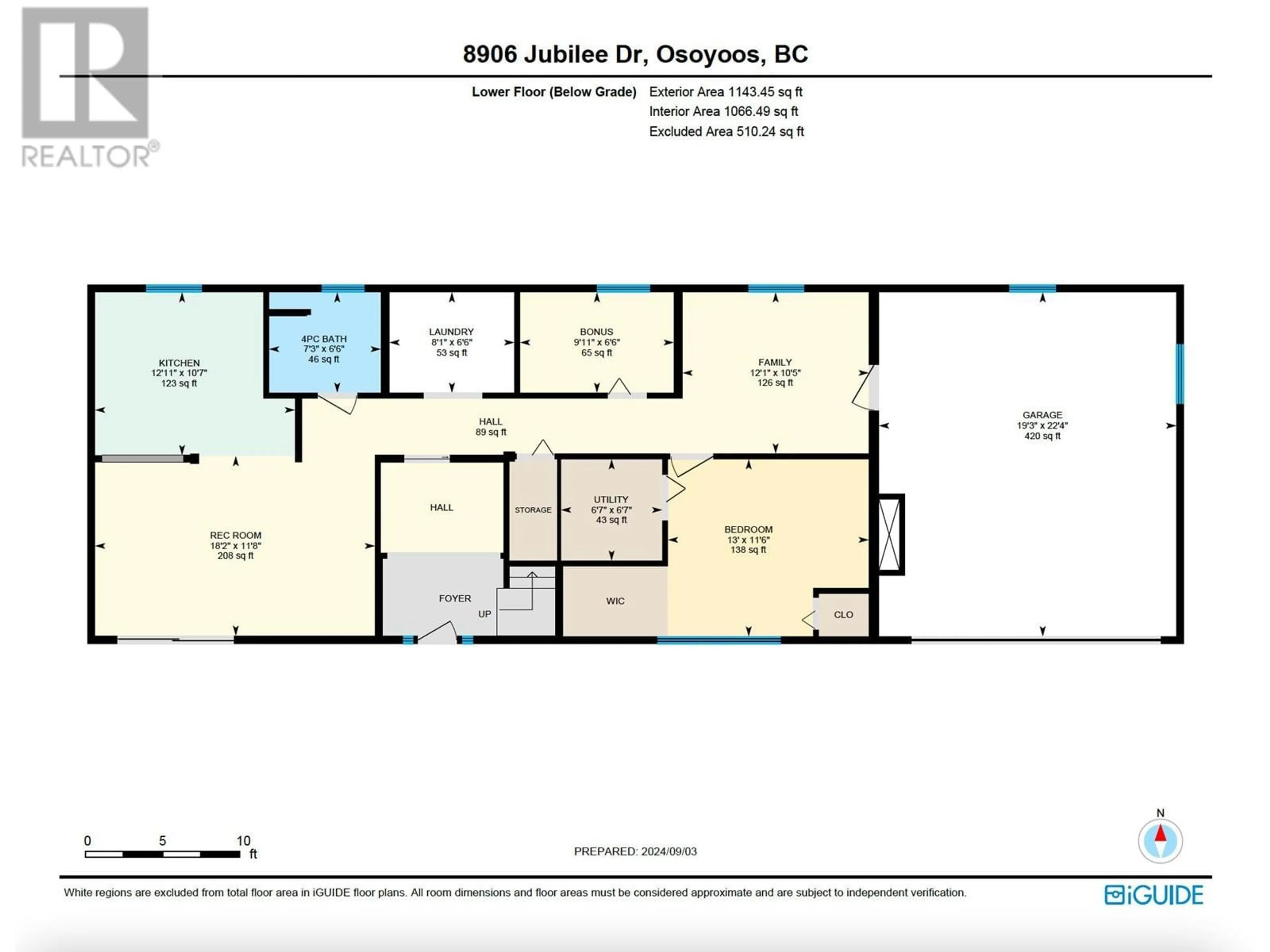 Floor plan for 8906 Jubilee Drive, Osoyoos British Columbia V0H1V2