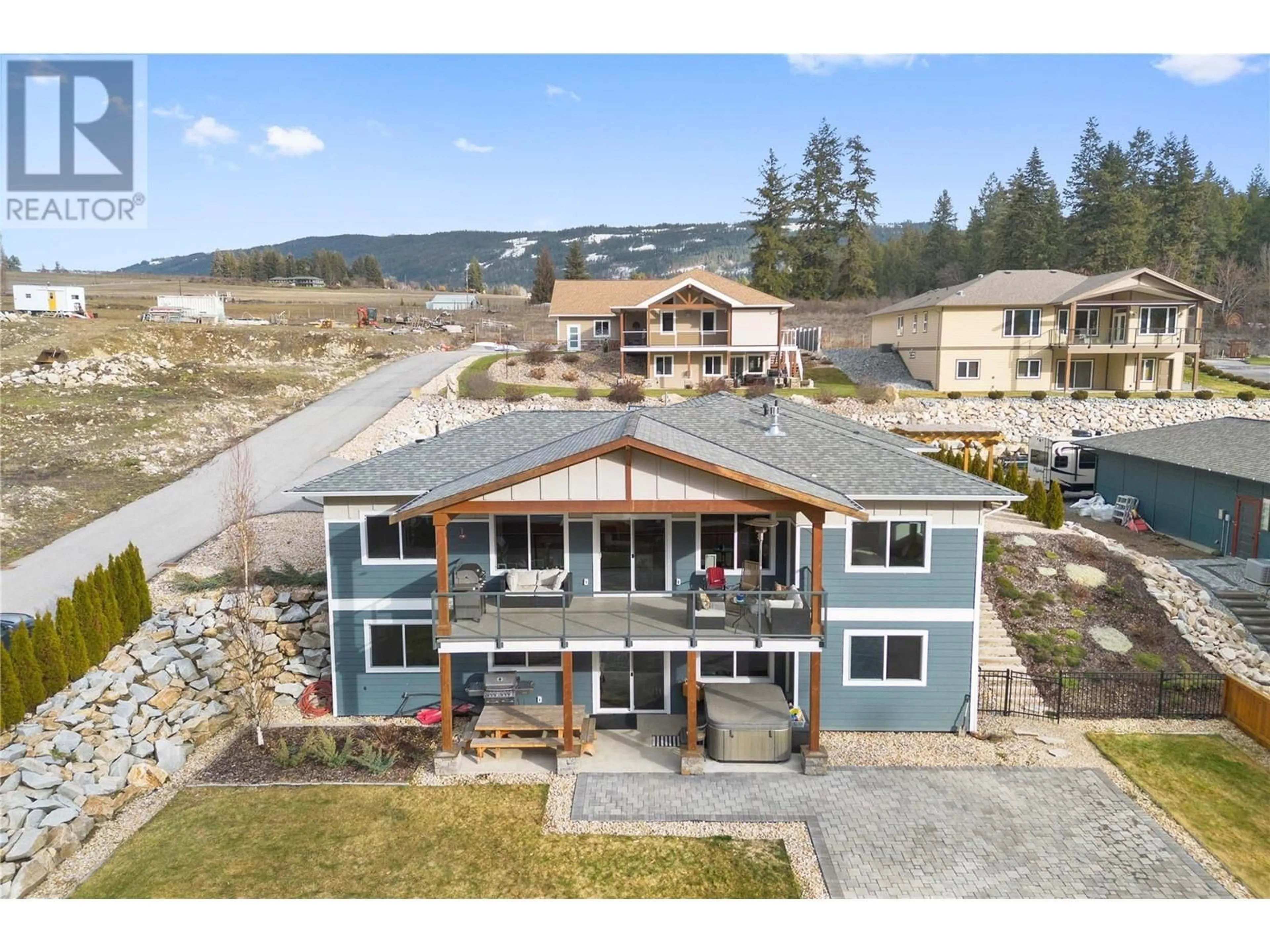 A pic from exterior of the house or condo, the street view for 4120 20 Street, Salmon Arm British Columbia V1E0C9