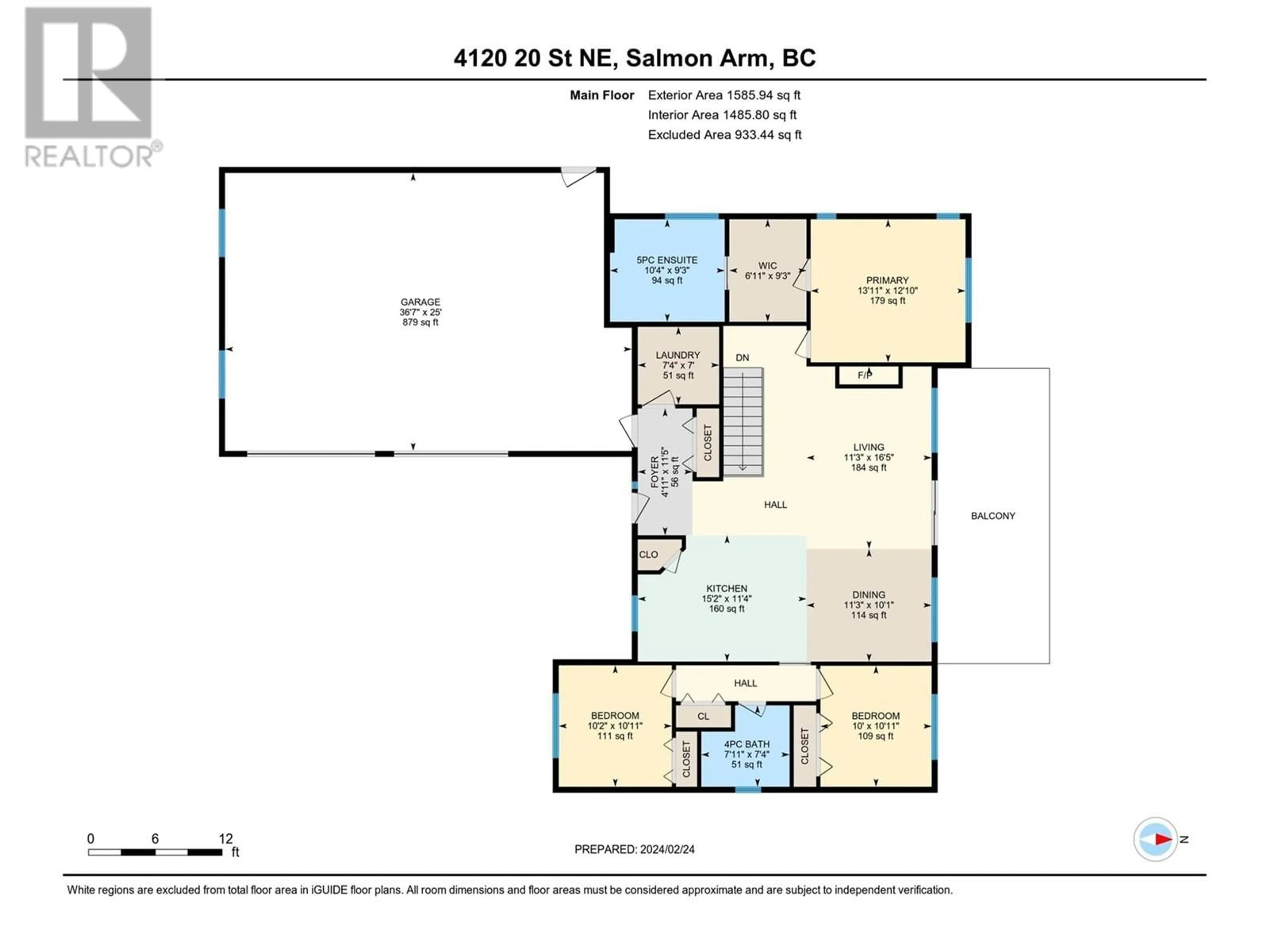 Floor plan for 4120 20 Street, Salmon Arm British Columbia V1E0C9