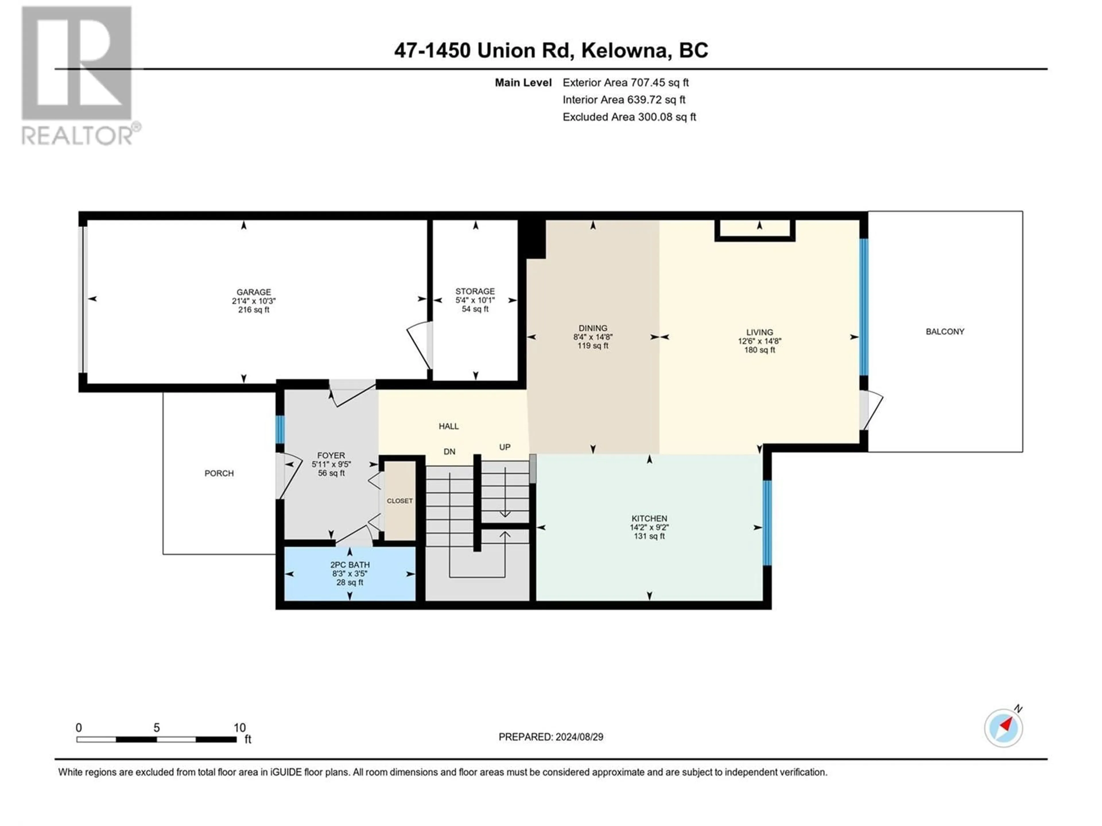 Floor plan for 1450 Union Road Unit# 47, Kelowna British Columbia V1V3E1