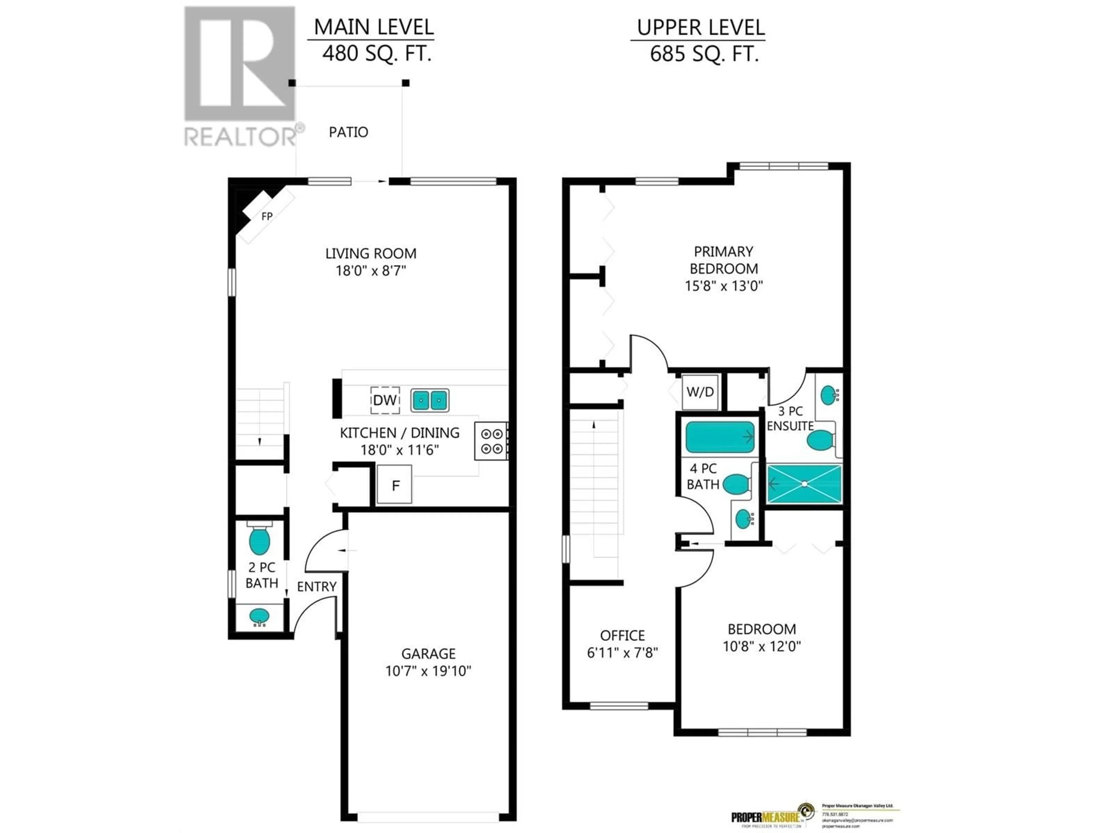 Floor plan for 64 - 7600 COTTONWOOD DRIVE, Osoyoos British Columbia V0H1V3