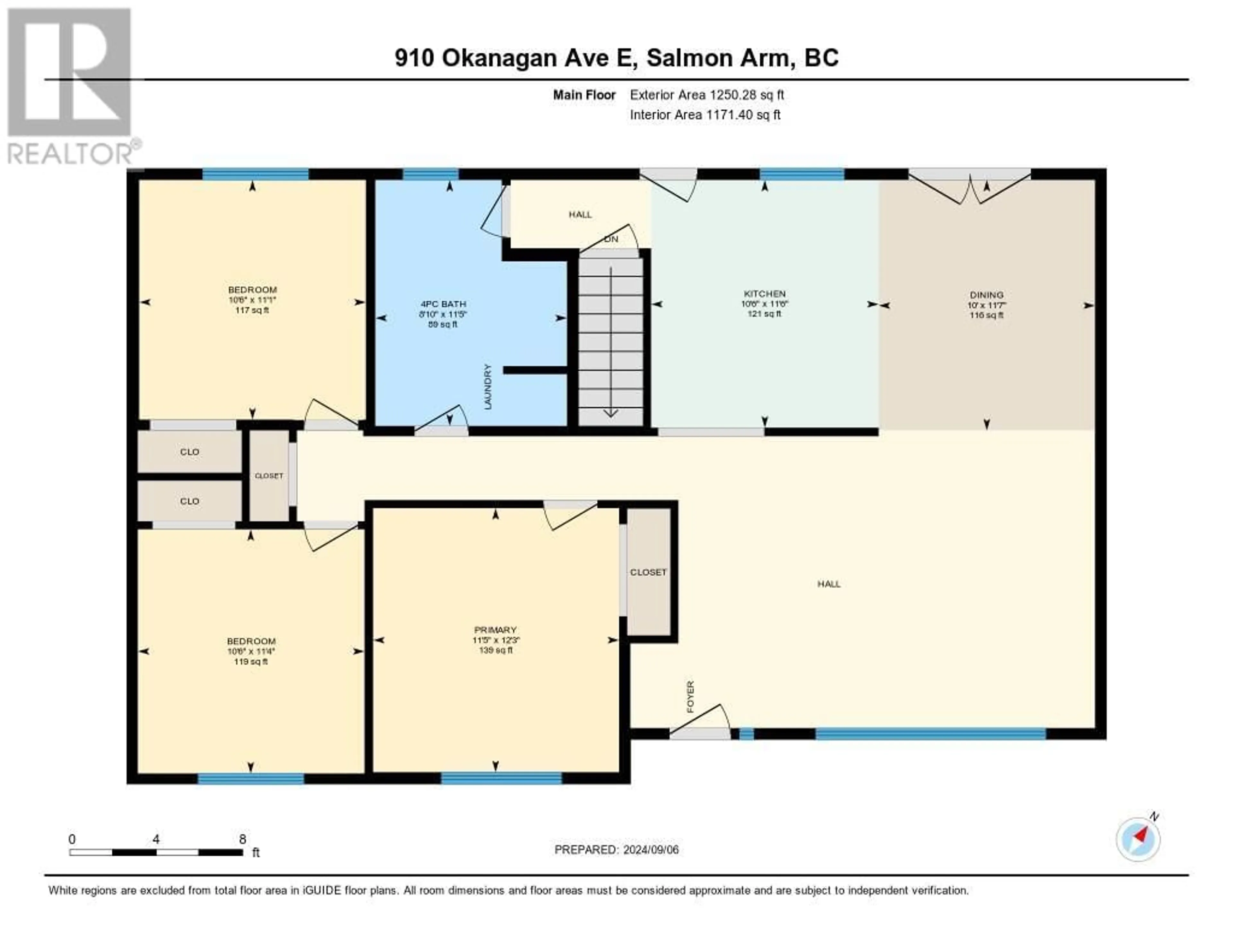 Floor plan for 910 OKANAGAN AVENUE SOUTHEAST, Salmon Arm British Columbia V1E1H3