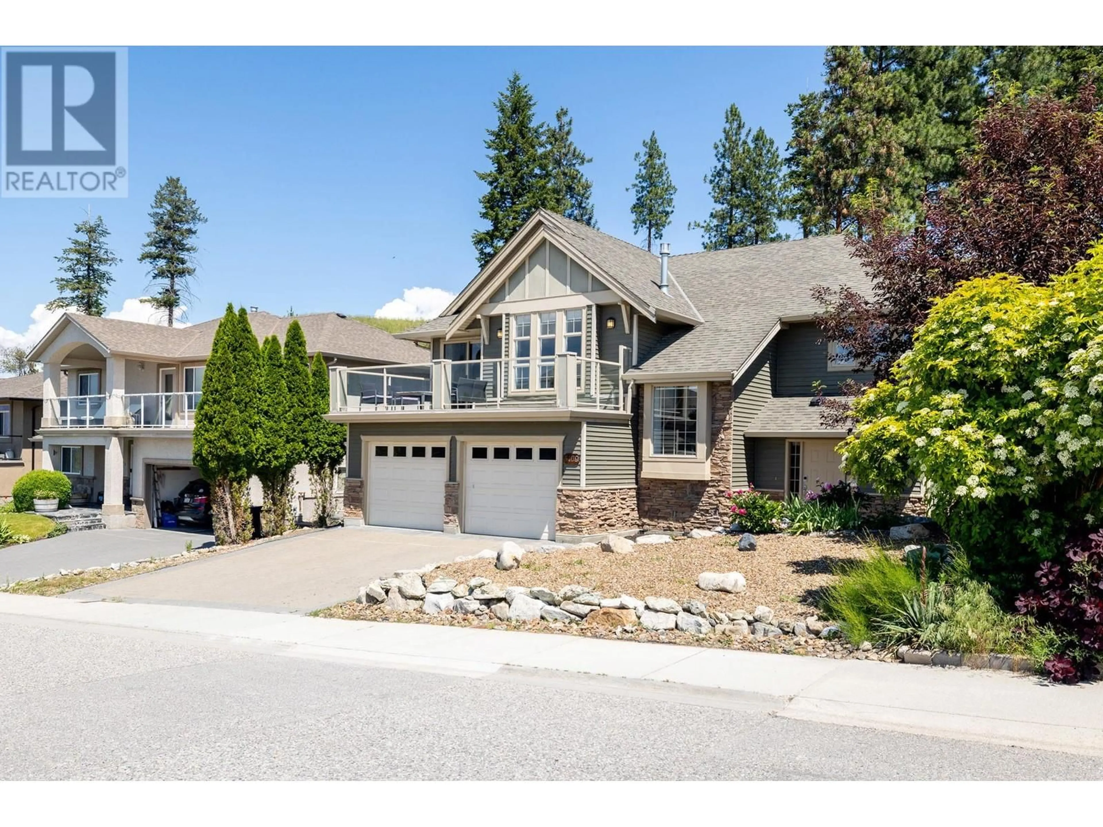 Frontside or backside of a home, the street view for 5169 South Ridge Drive, Kelowna British Columbia V1W4Z4