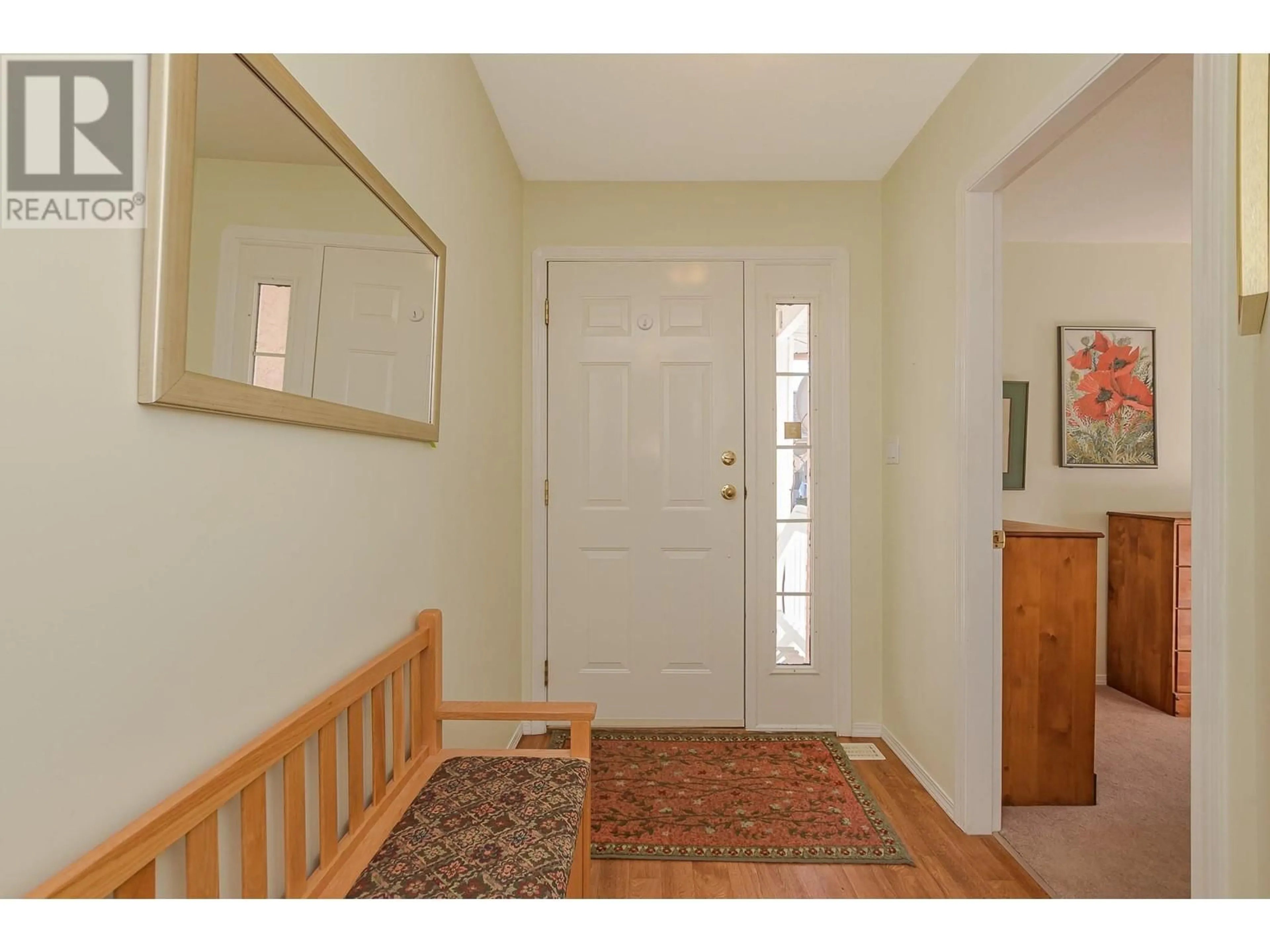 Indoor entryway, wood floors for 303 Regent Avenue Unit# 4, Enderby British Columbia V0E1V2