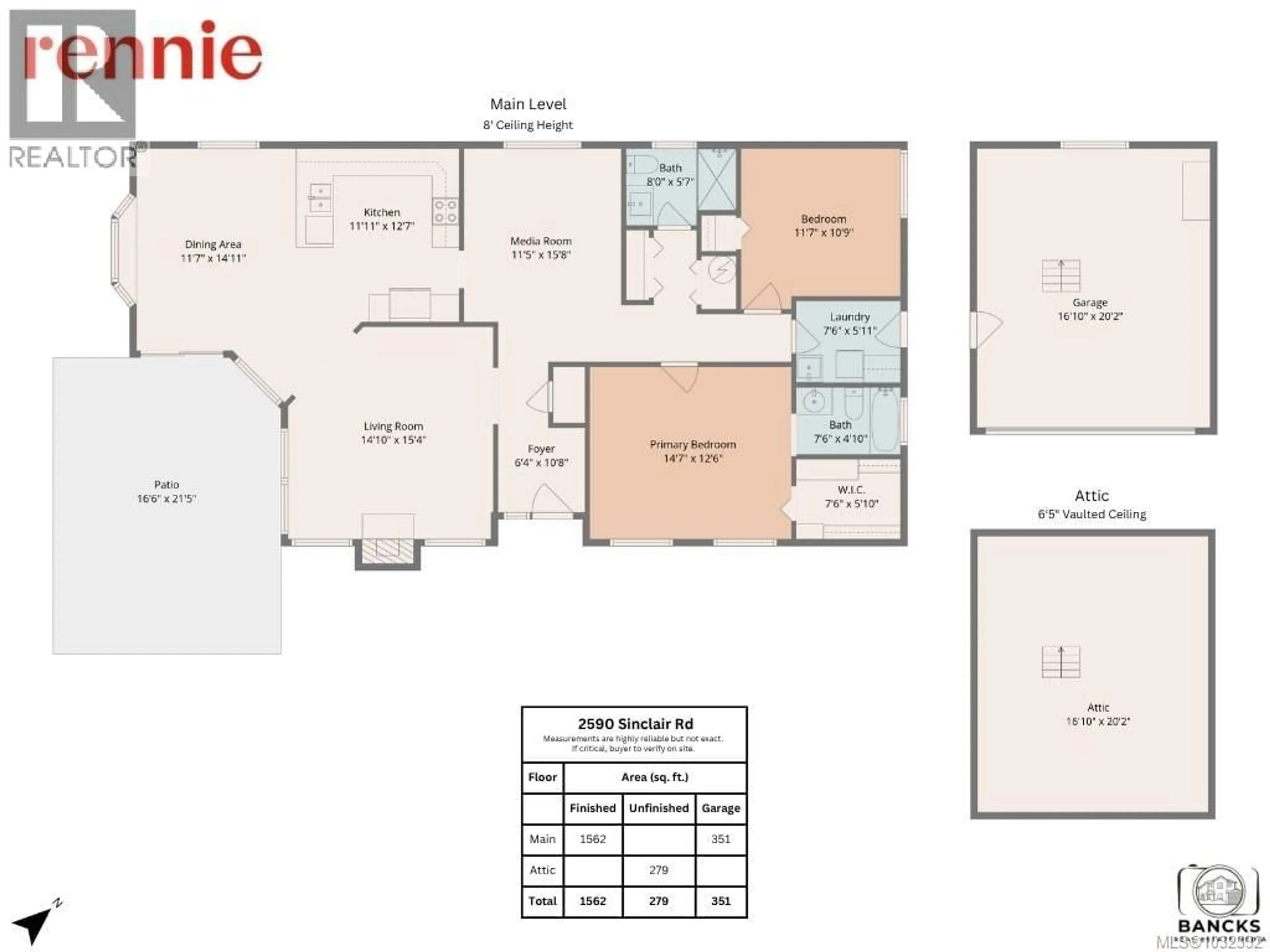 Floor plan for 2590 SINCLAIR ROAD, Saanich British Columbia V8N1B9