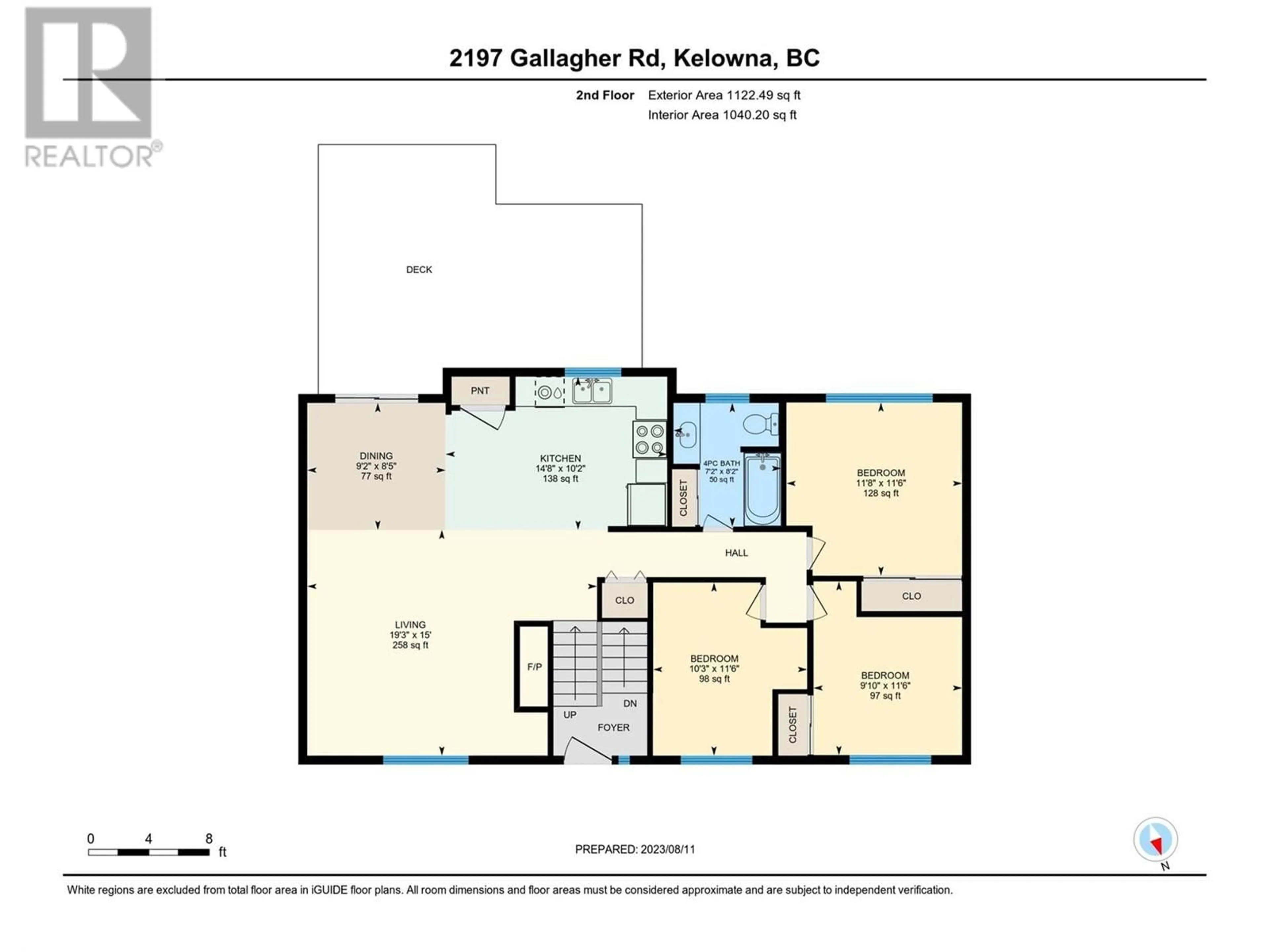 Floor plan for 2197 Gallagher Road, Kelowna British Columbia V1P1G8