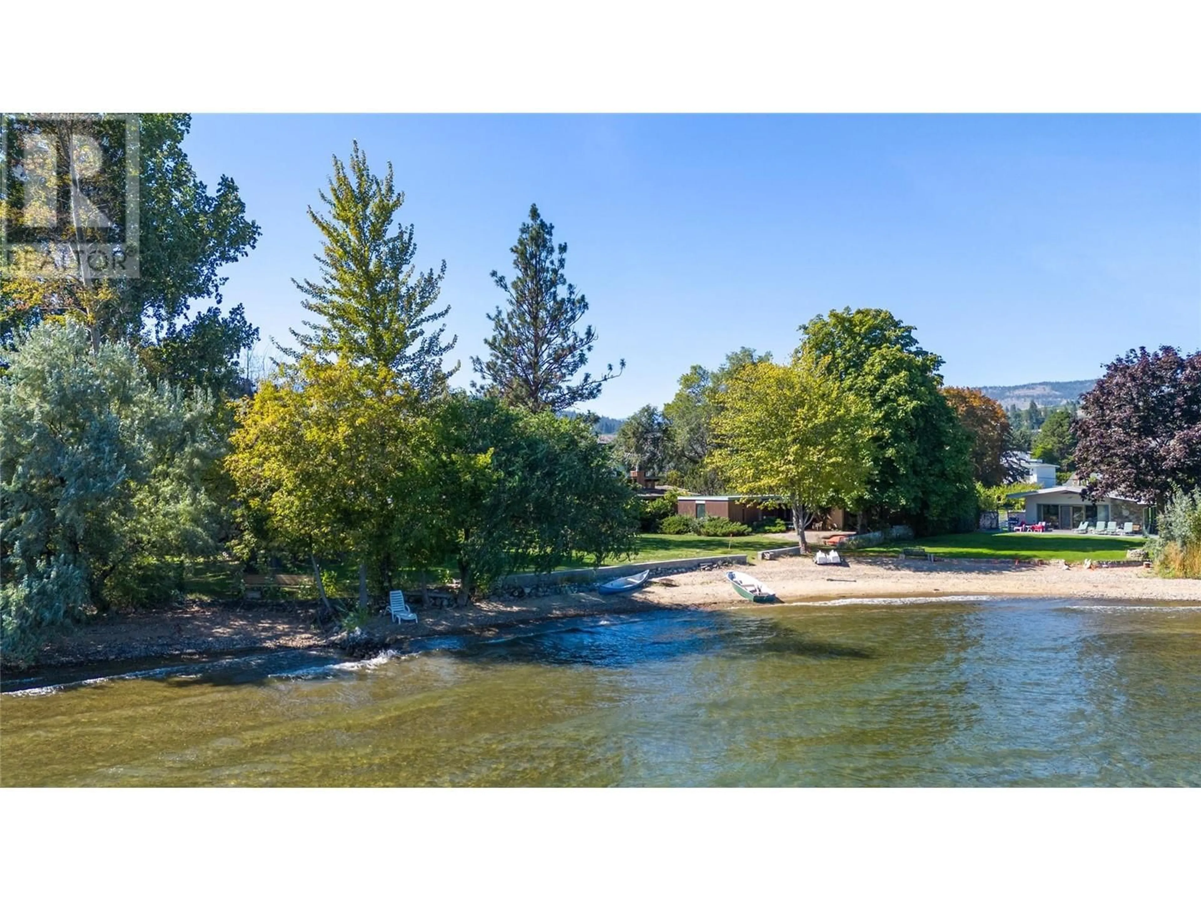 A pic from outside/outdoor area/front of a property/back of a property/a pic from drone, water/lake/river/ocean view for 7413 KIRK AVENUE, Summerland British Columbia V0H1Z9