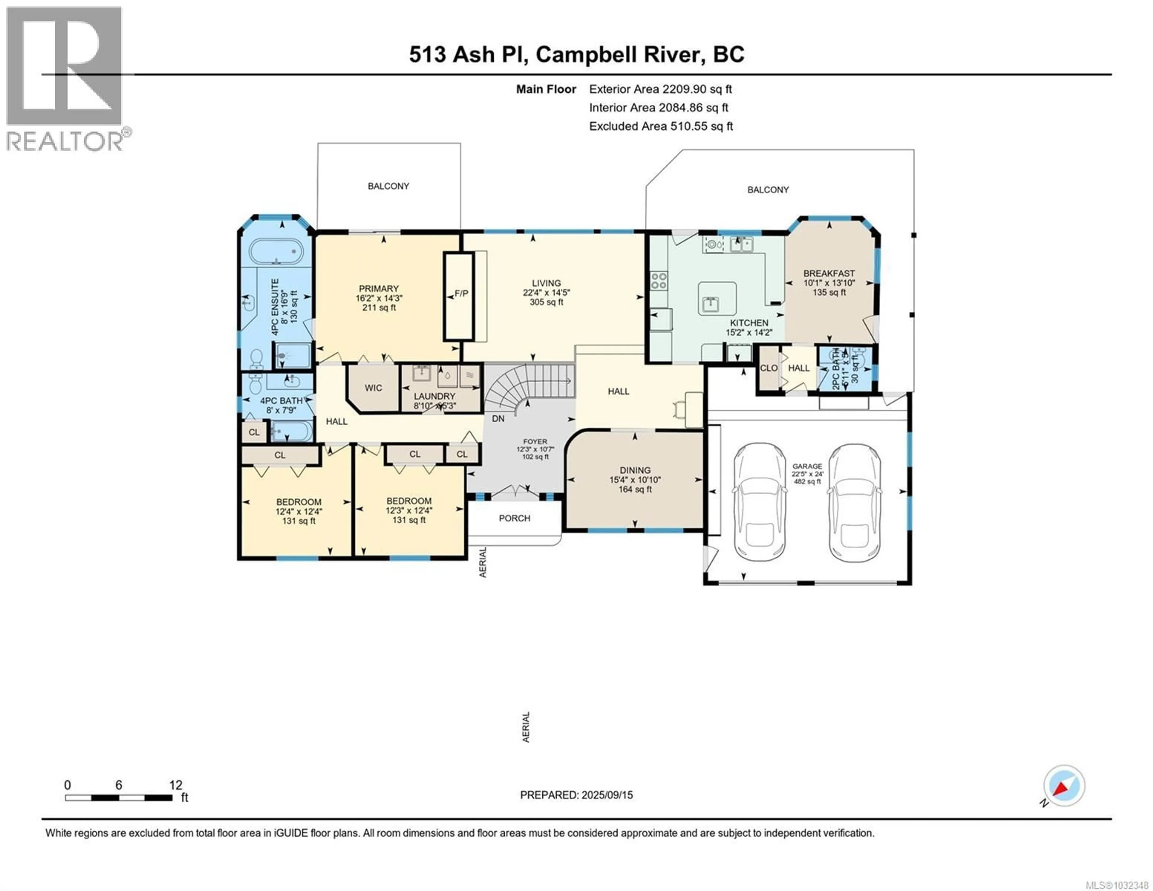 Floor plan for 513 ASH STREET, Campbell River British Columbia V9W5L8