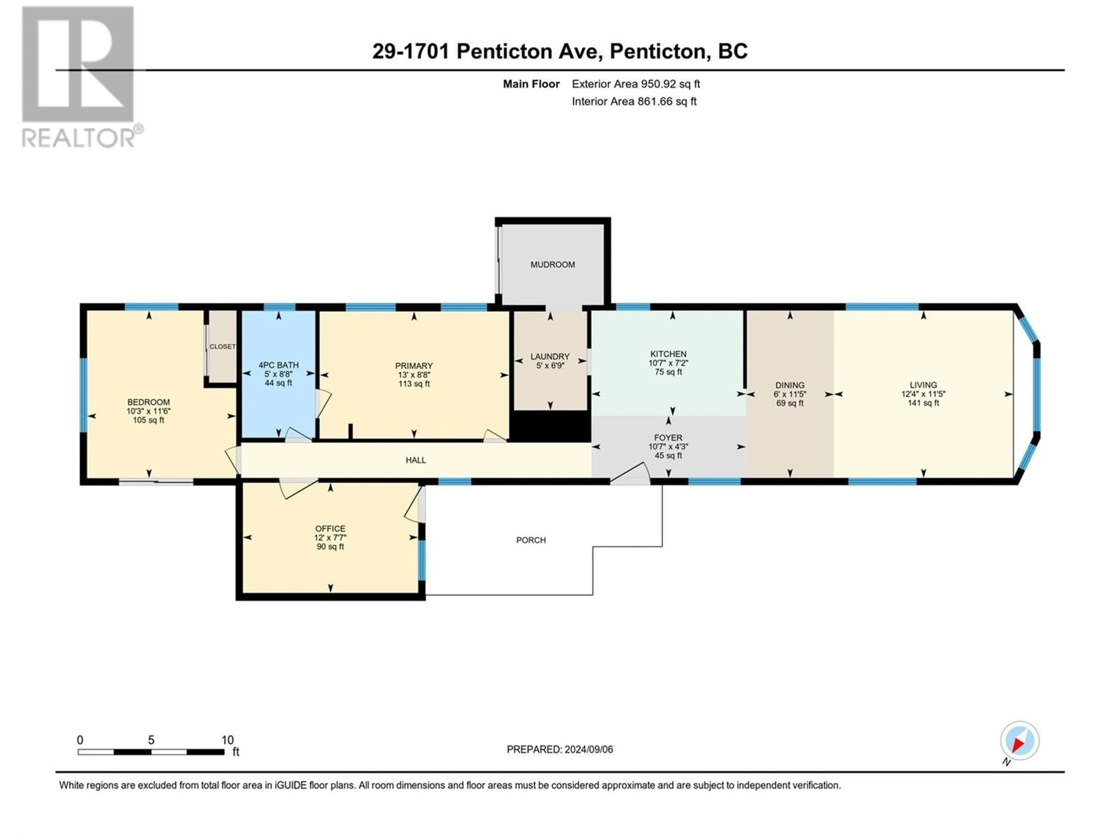 Floor plan for 1701 Penticton Avenue Unit# 29, Penticton British Columbia V2A2N5