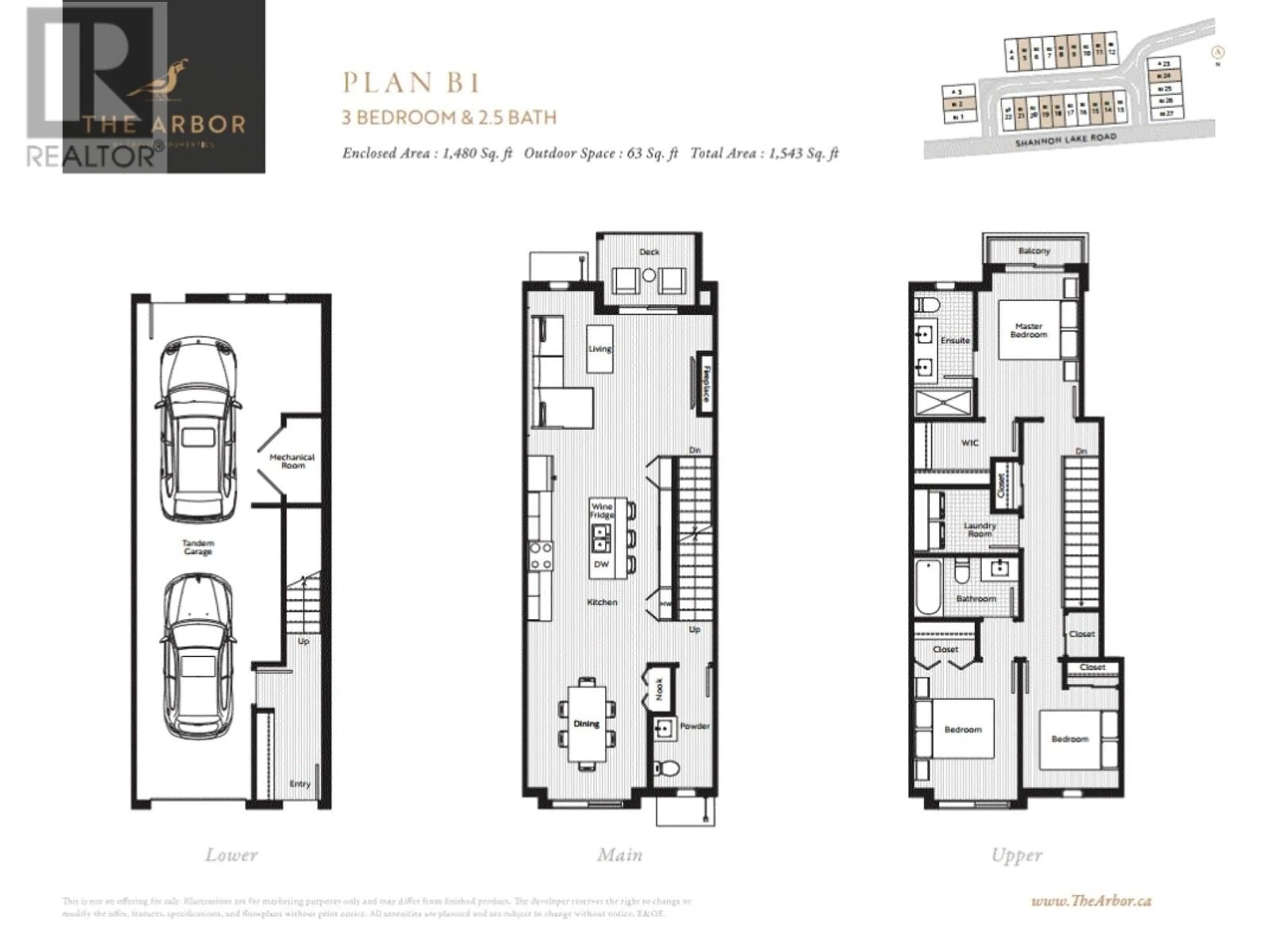 Floor plan for 1975 Shannon Lake Road Unit# 2 Lot# 2, West Kelowna British Columbia V4T1V5