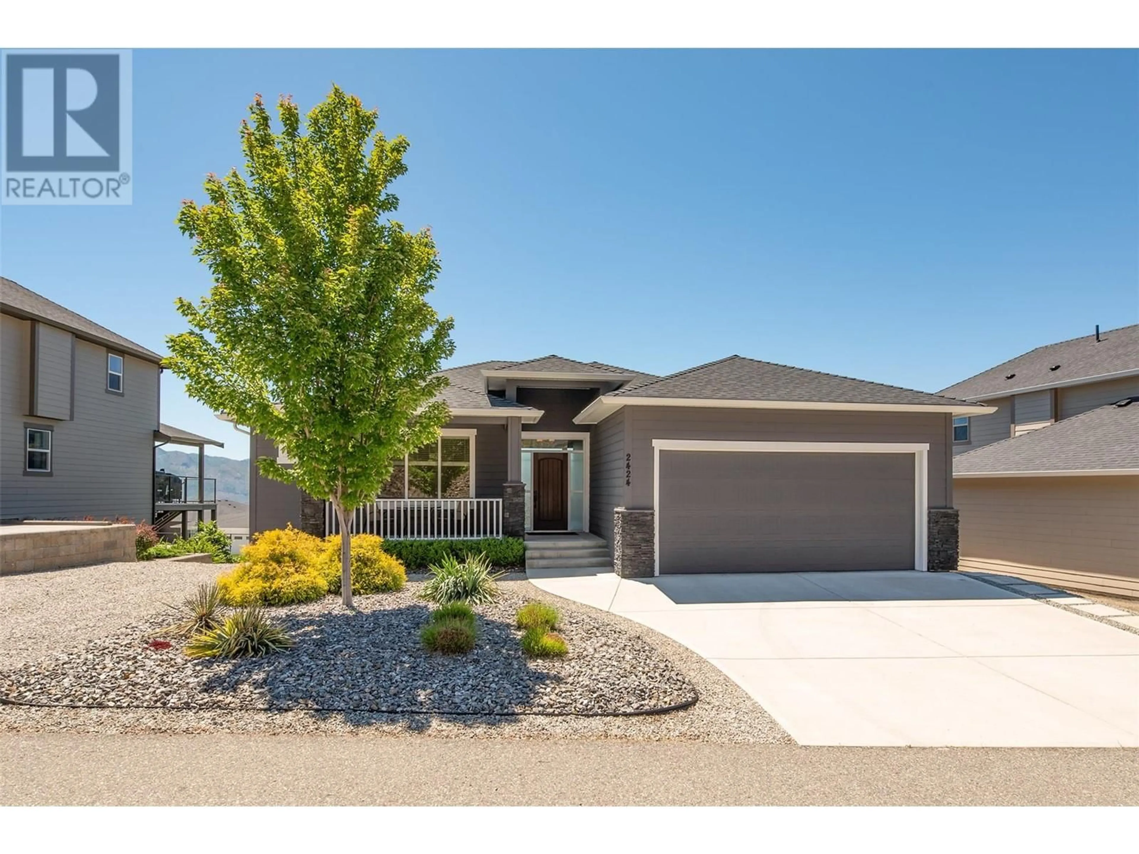 Frontside or backside of a home for 2424 Saddleback Way, West Kelowna British Columbia V4T3H3