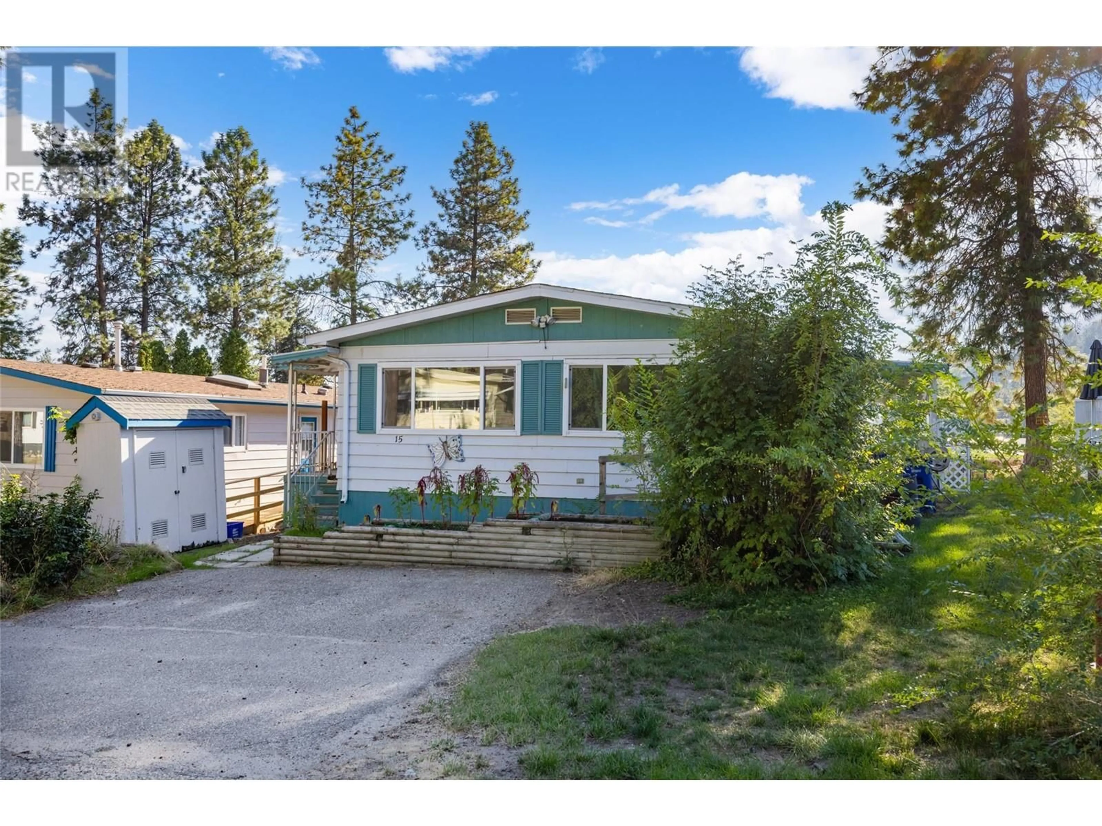 A pic from exterior of the house or condo, cottage for 1929 Highway 97 Highway Unit# 15, West Kelowna British Columbia V1Z2Z1