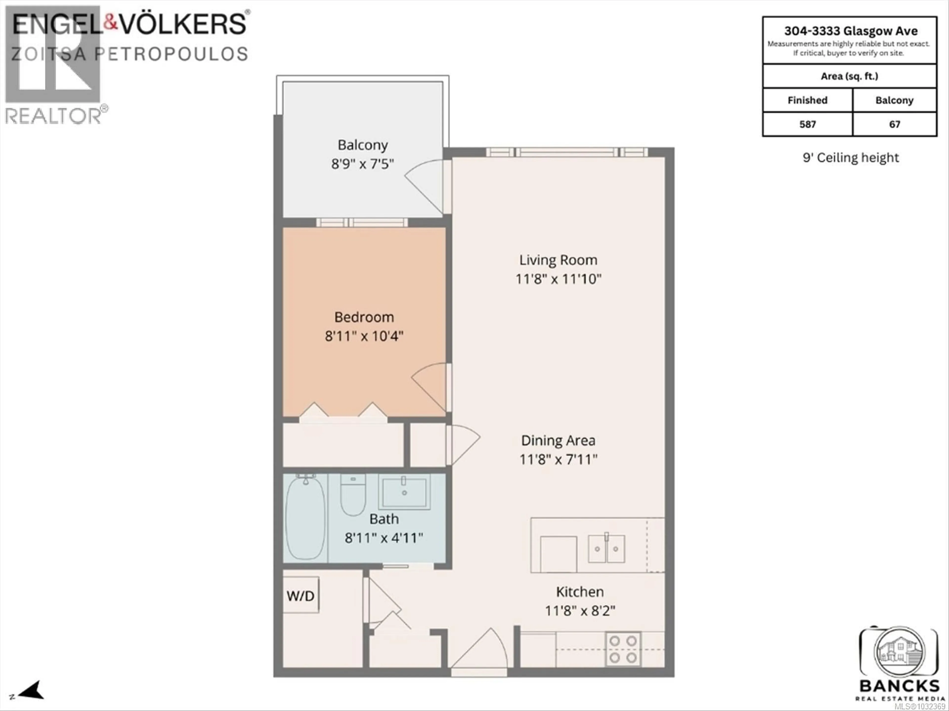 Floor plan for 304 - 3333 GLASGOW AVENUE, Saanich British Columbia V8X1M5