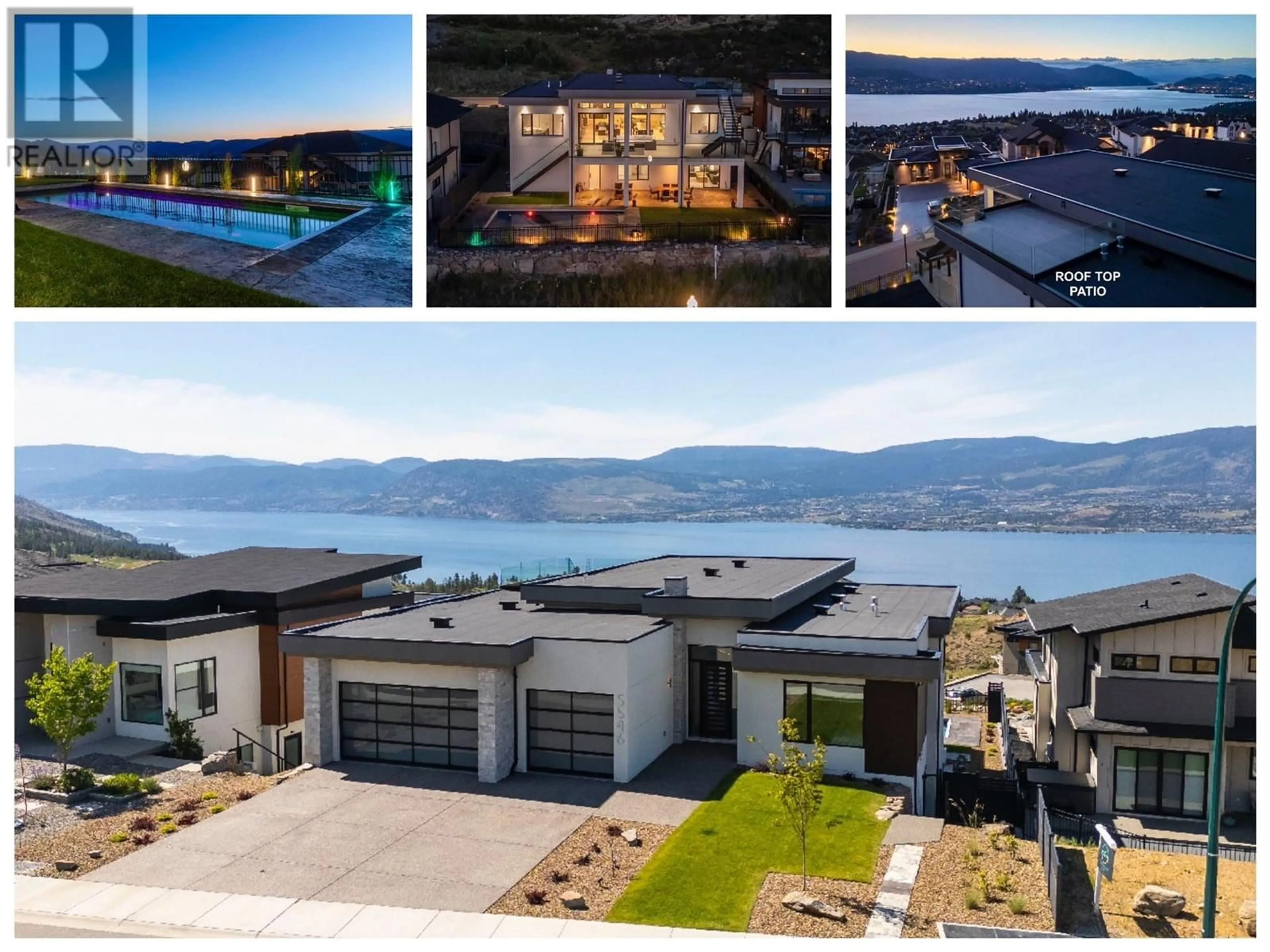 A pic from exterior of the house or condo, lake for 5546 Upper Mission Drive, Kelowna British Columbia V1W5M4