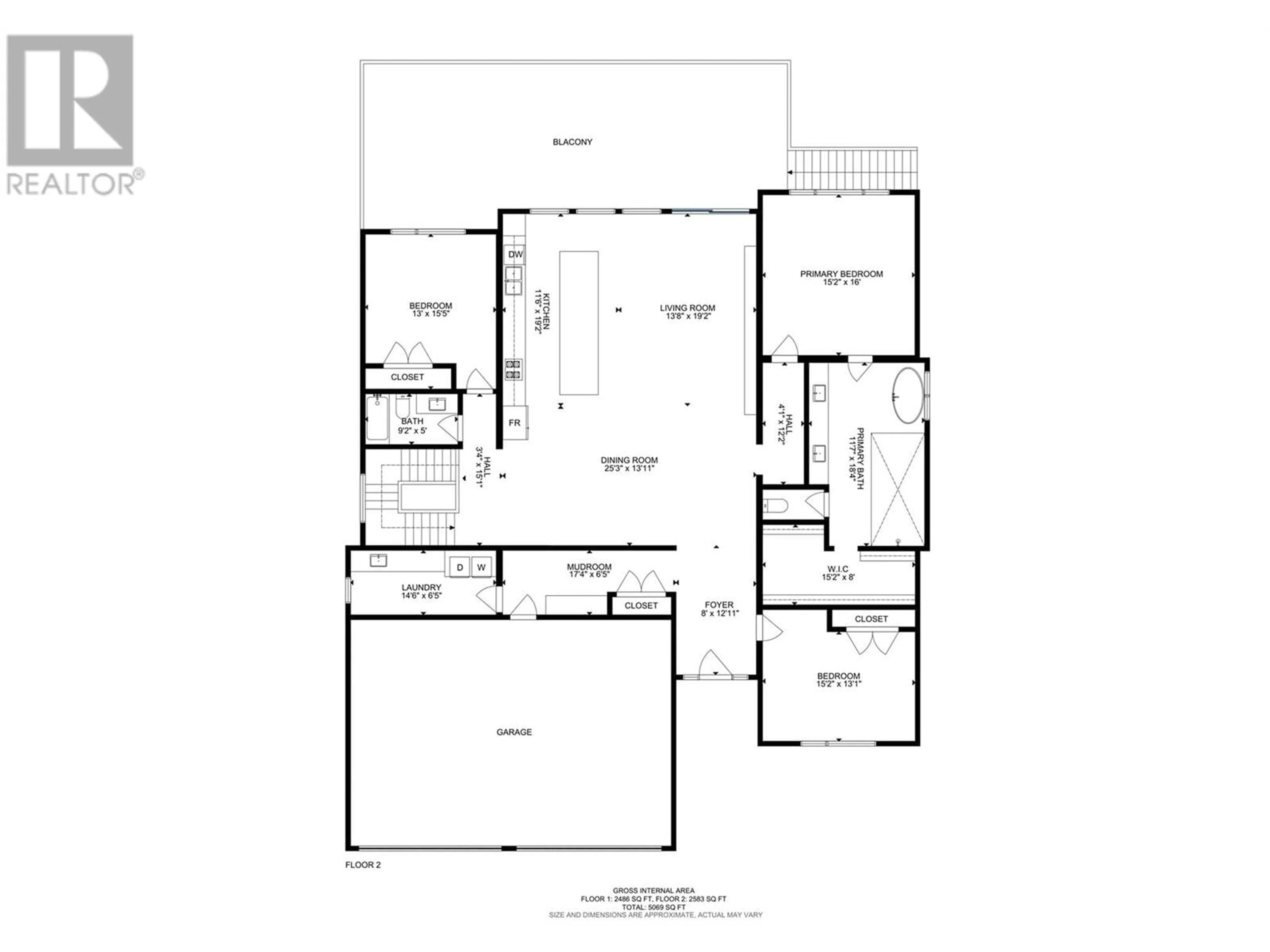 Floor plan for 5546 Upper Mission Drive, Kelowna British Columbia V1W5M4