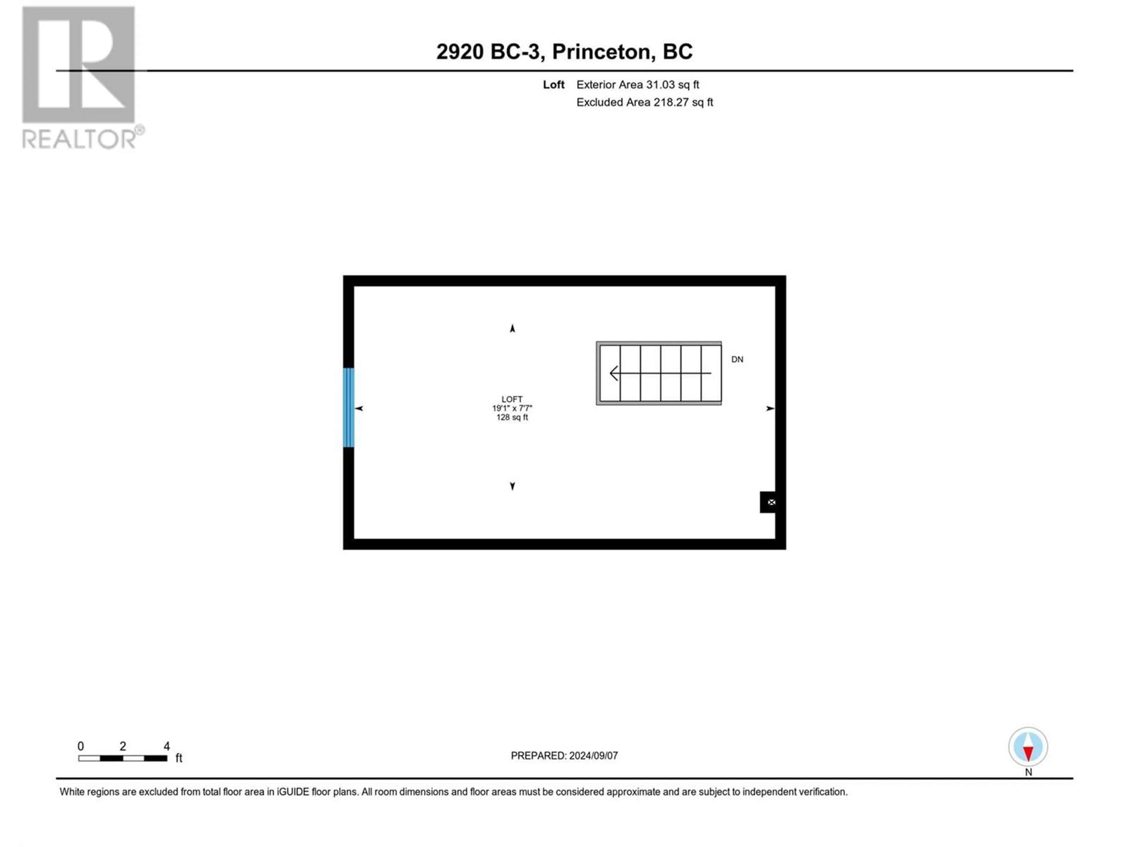 Floor plan for 2920 Highway 3, Hedley British Columbia V0X1K0