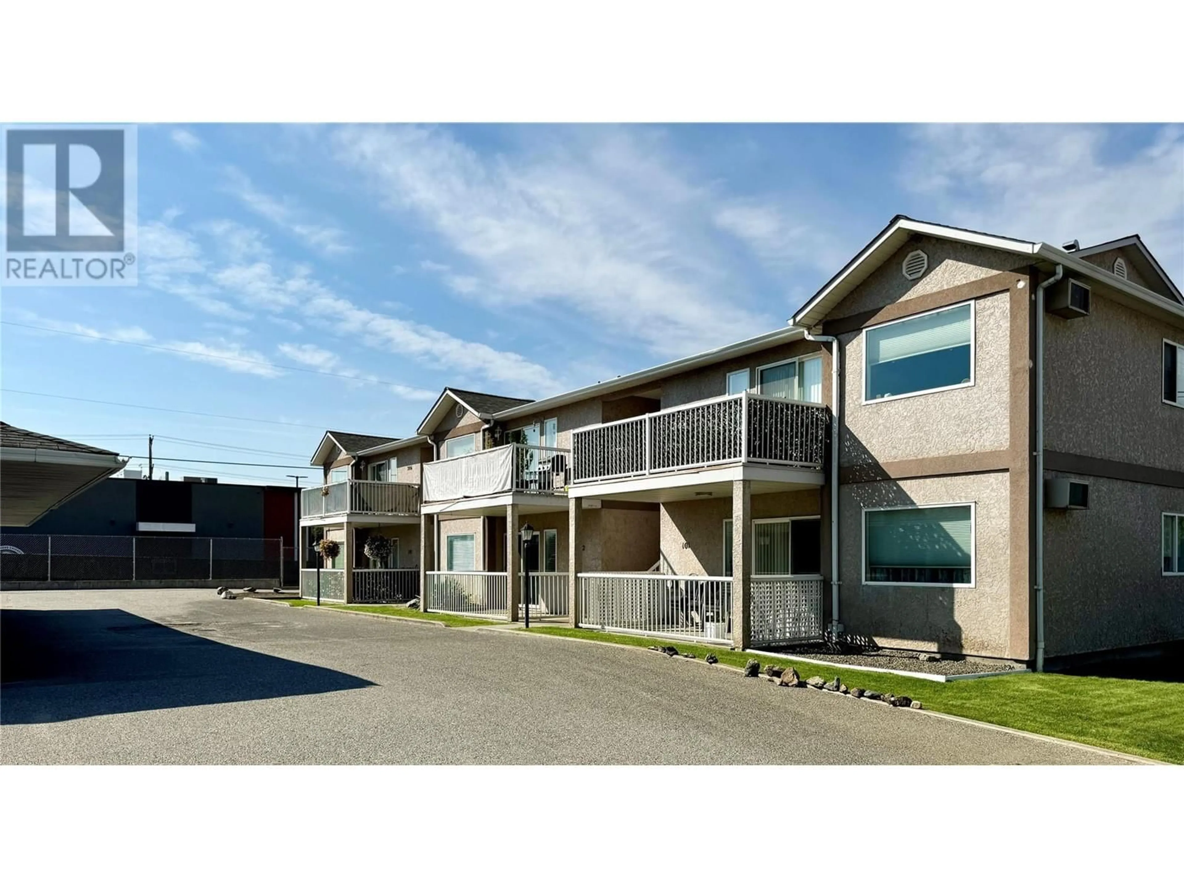 A pic from exterior of the house or condo, the front or back of building for 6201 MAPLE Drive Unit# 102, Osoyoos British Columbia V0H1V3