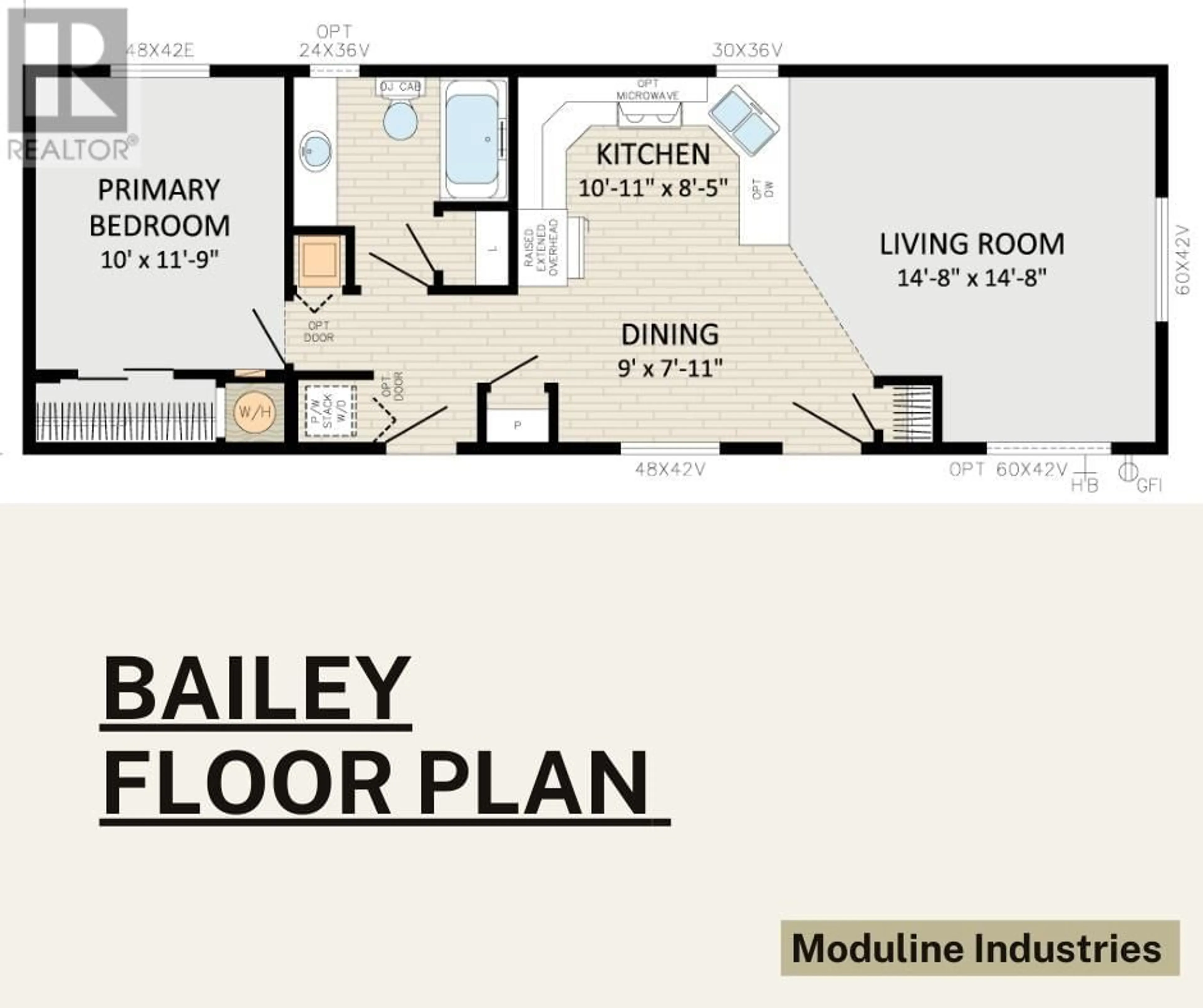 Floor plan for 1885 Tappen Notch Hill Road Unit# 99, Tappen British Columbia V0E2X0