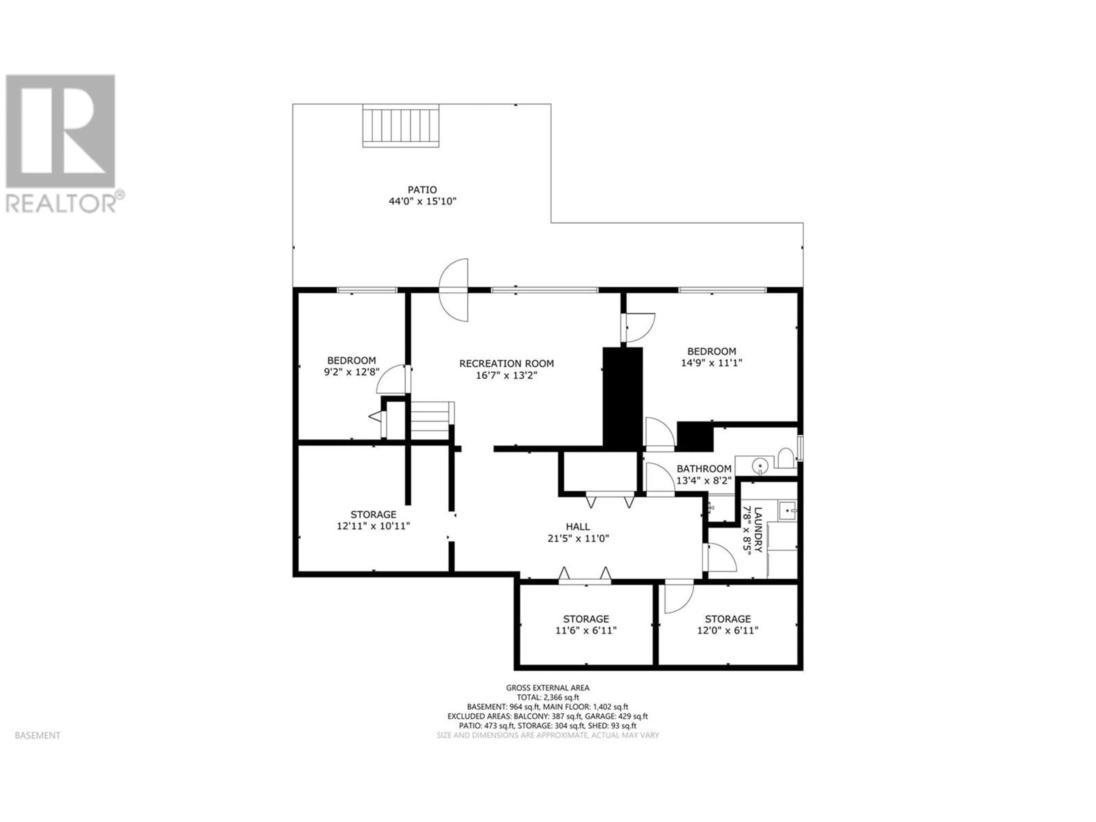 Floor plan for 8209 Lakeview Drive, Coldstream British Columbia V1B1W5