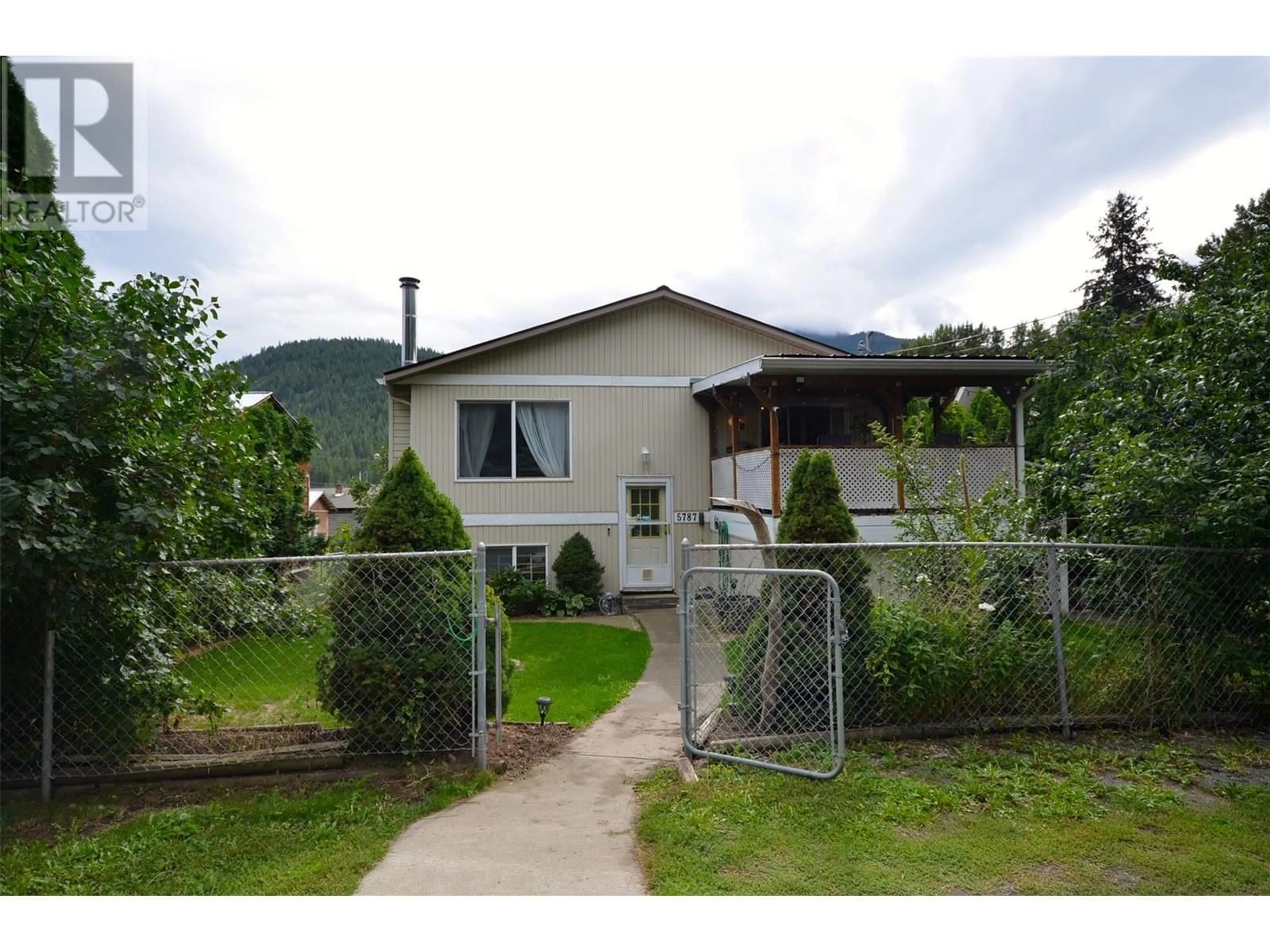 Frontside or backside of a home, cottage for 5787 Tuktakamin Road, Falkland British Columbia V0E1W0