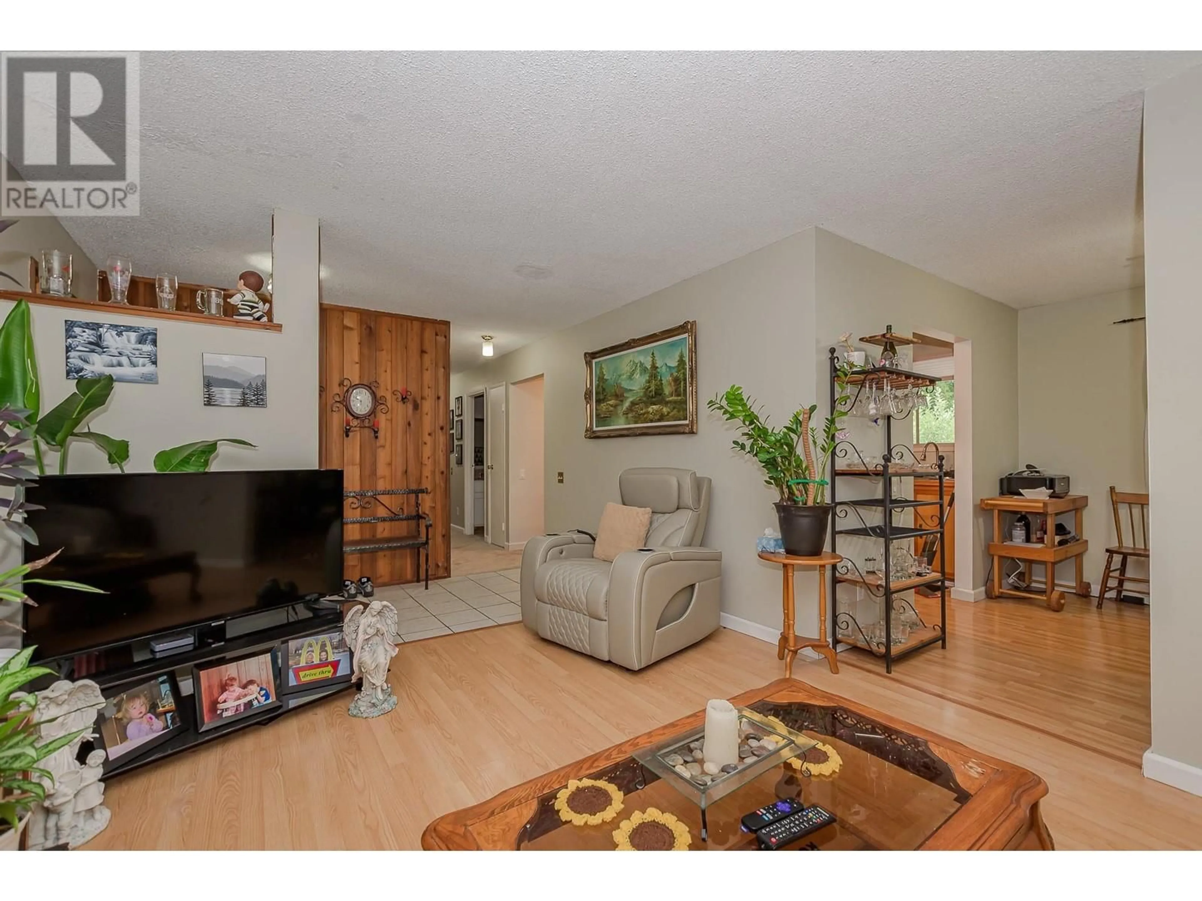 Living room, wood floors for 310 Kappel Street, Sicamous British Columbia V0E2V1