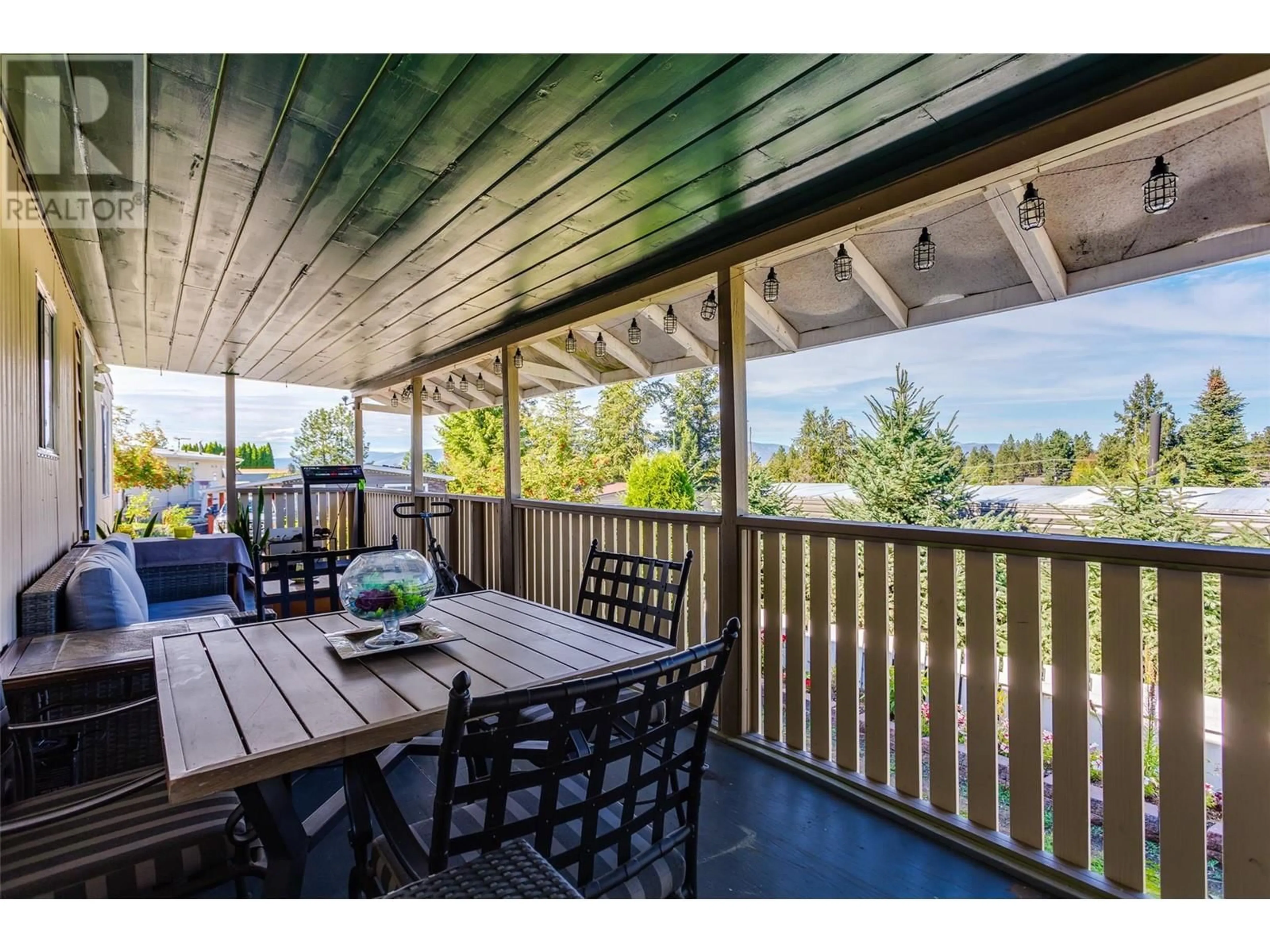 Patio, the fenced backyard for 3535 McCulloch Road Unit# 74, Kelowna British Columbia V1W4R6