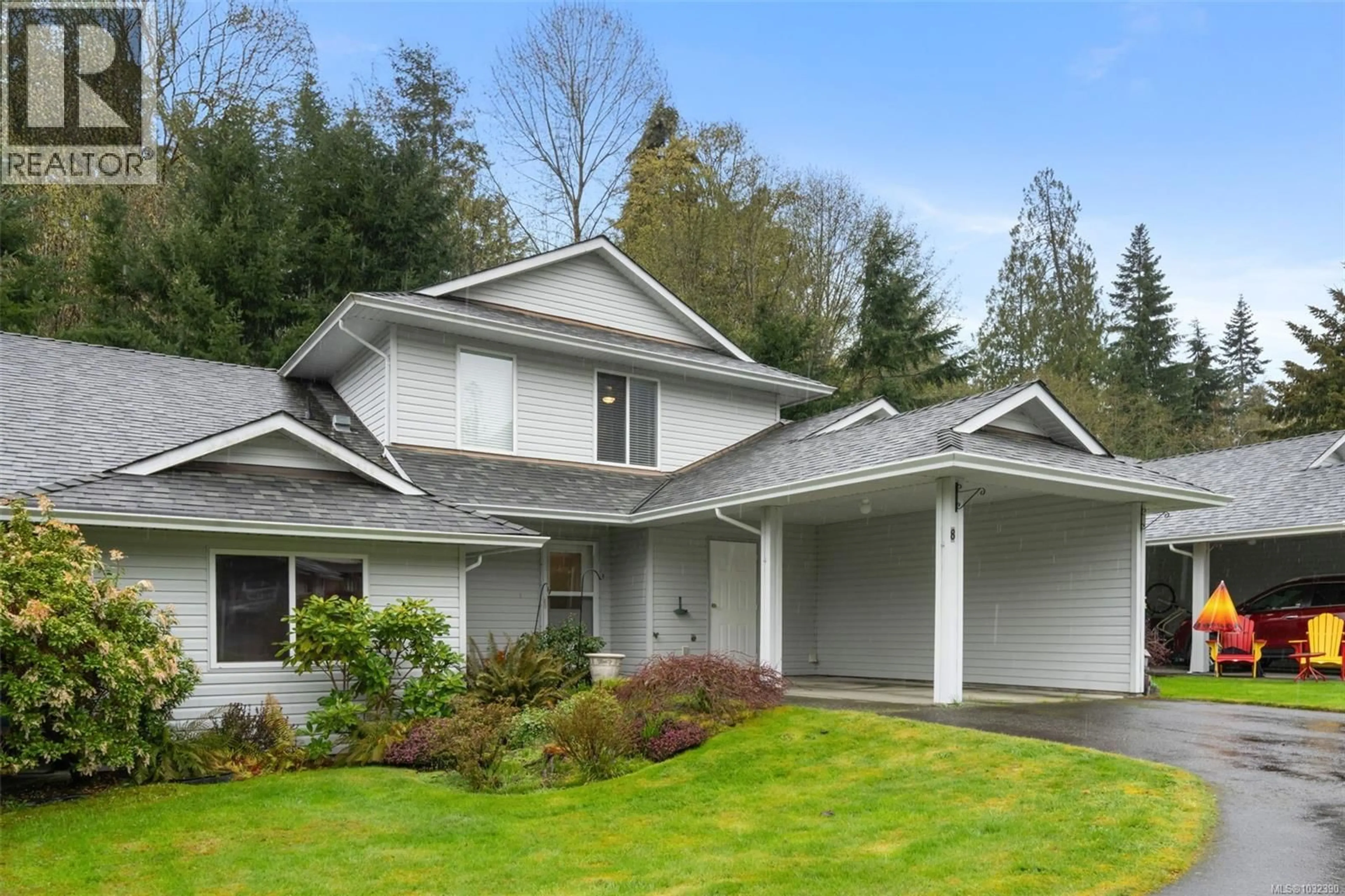 Home with vinyl exterior material, street for 8 - 300 GROSSKLEG WAY, Lake Cowichan British Columbia V0R2G0