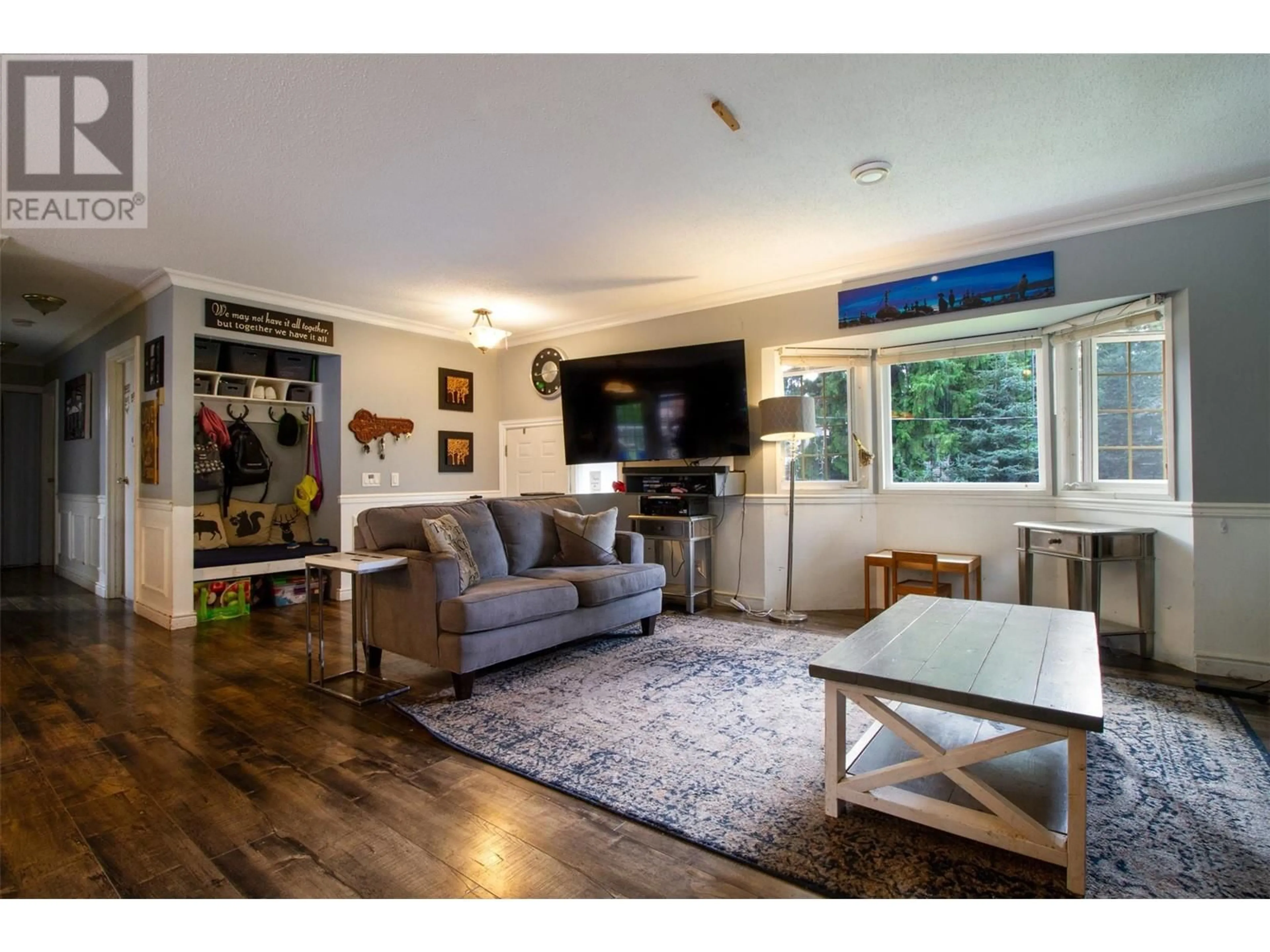 Living room, wood floors for 1766 Biatecki Road, Revelstoke British Columbia V0E2S1