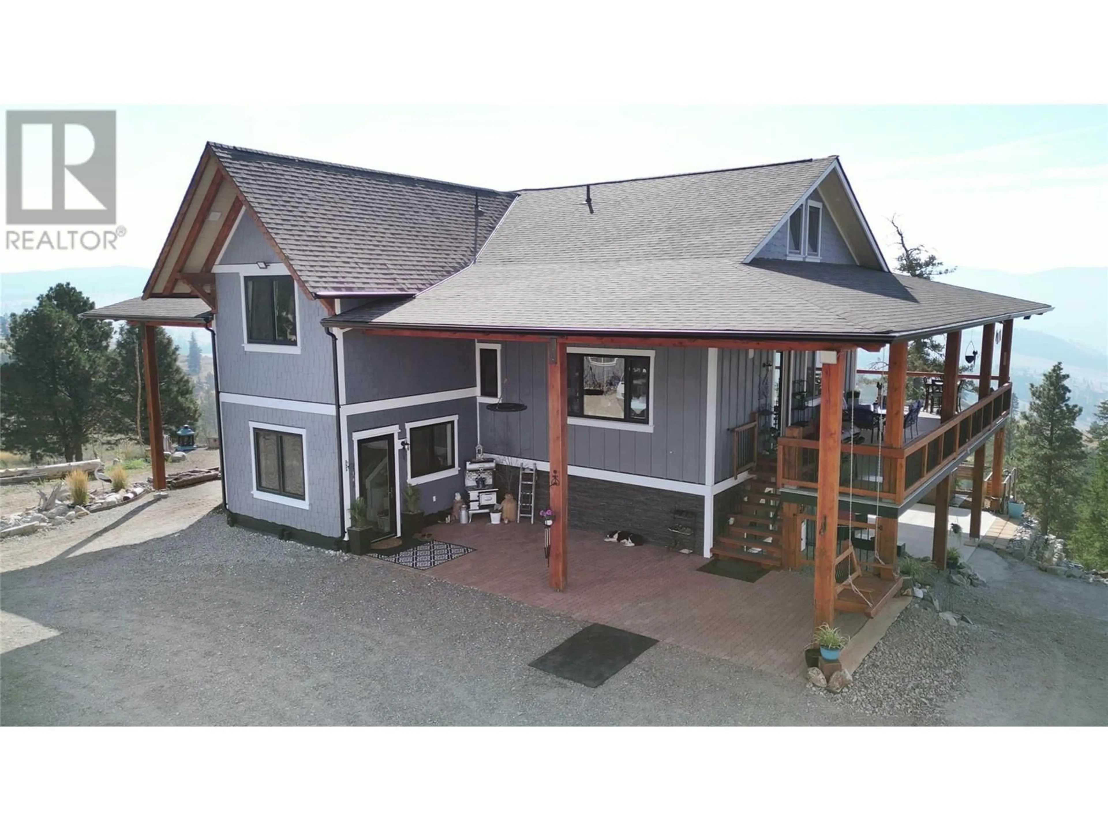 A pic from outside/outdoor area/front of a property/back of a property/a pic from drone, building for 137 Eagle Point Lot# 12, Osoyoos British Columbia V0H1V6