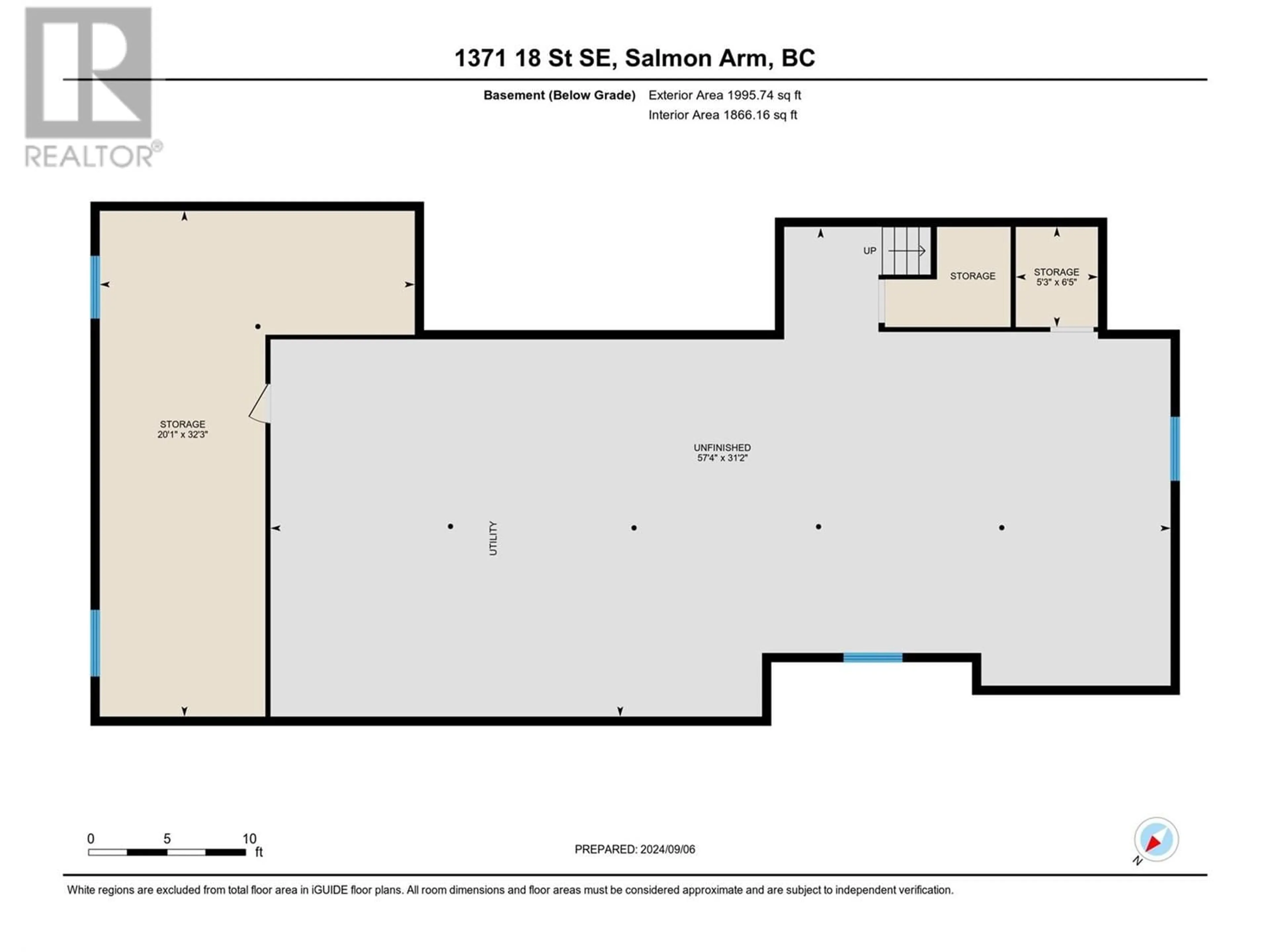 Floor plan for 1371 18 Street SE, Salmon Arm British Columbia V1E2E5