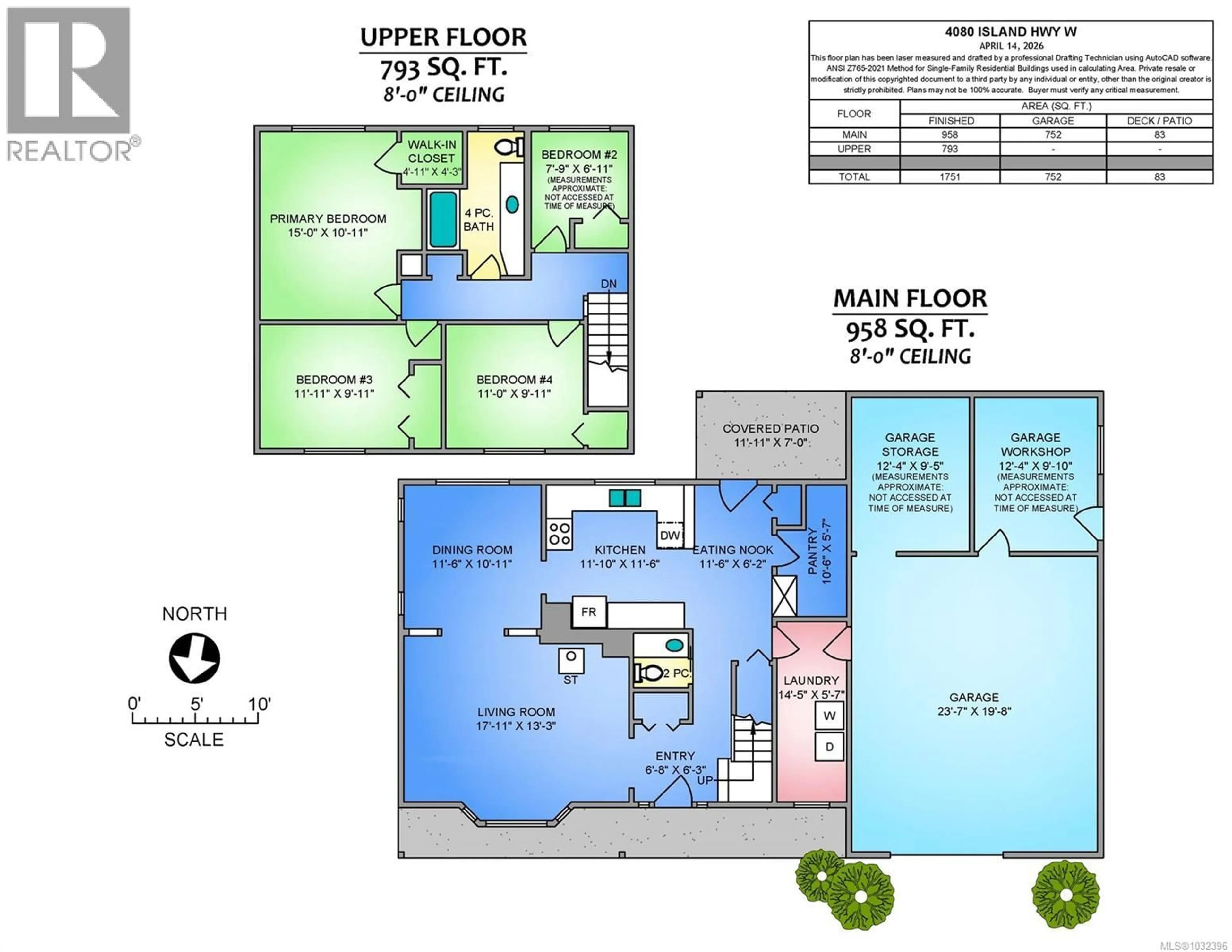 Floor plan for 4080 ISLAND HIGHWAY, Qualicum Beach British Columbia V9K2B1