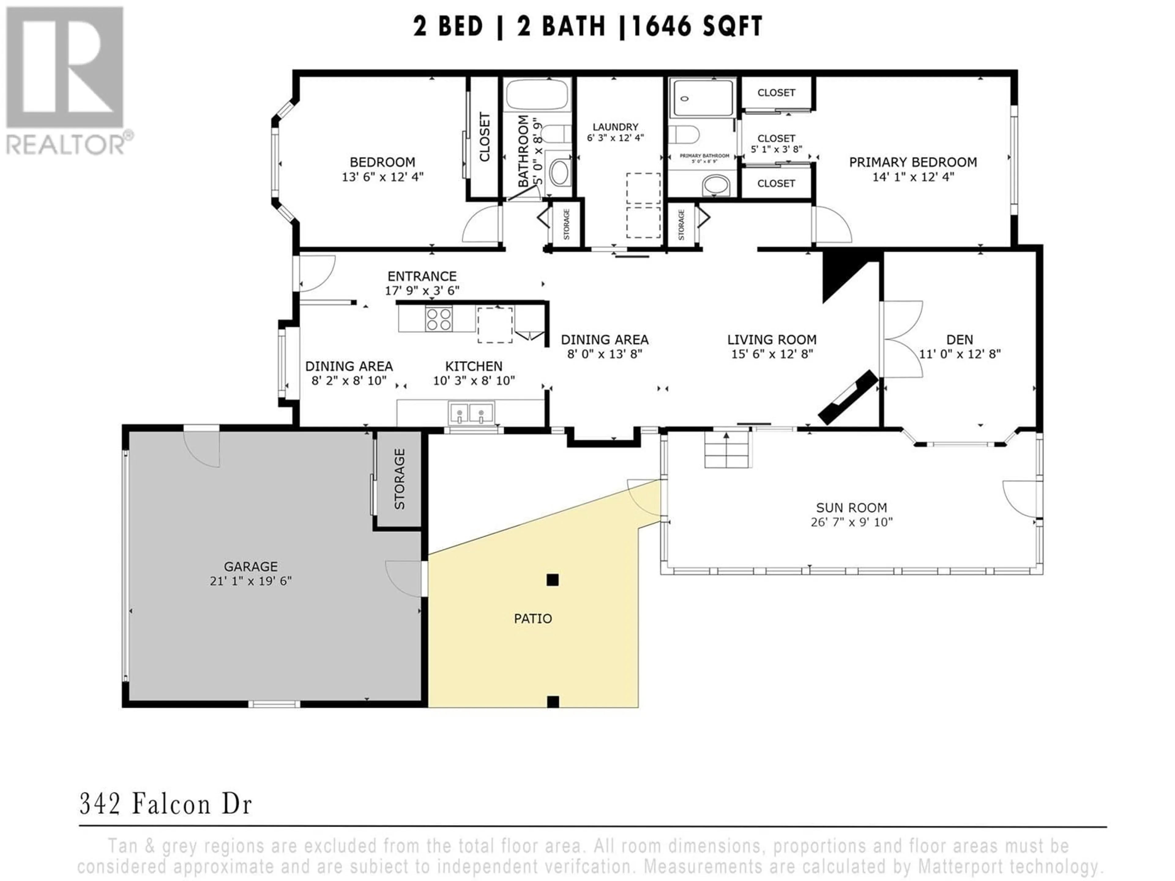 Floor plan for 342 FALCON DRIVE, Penticton British Columbia V2A8K6