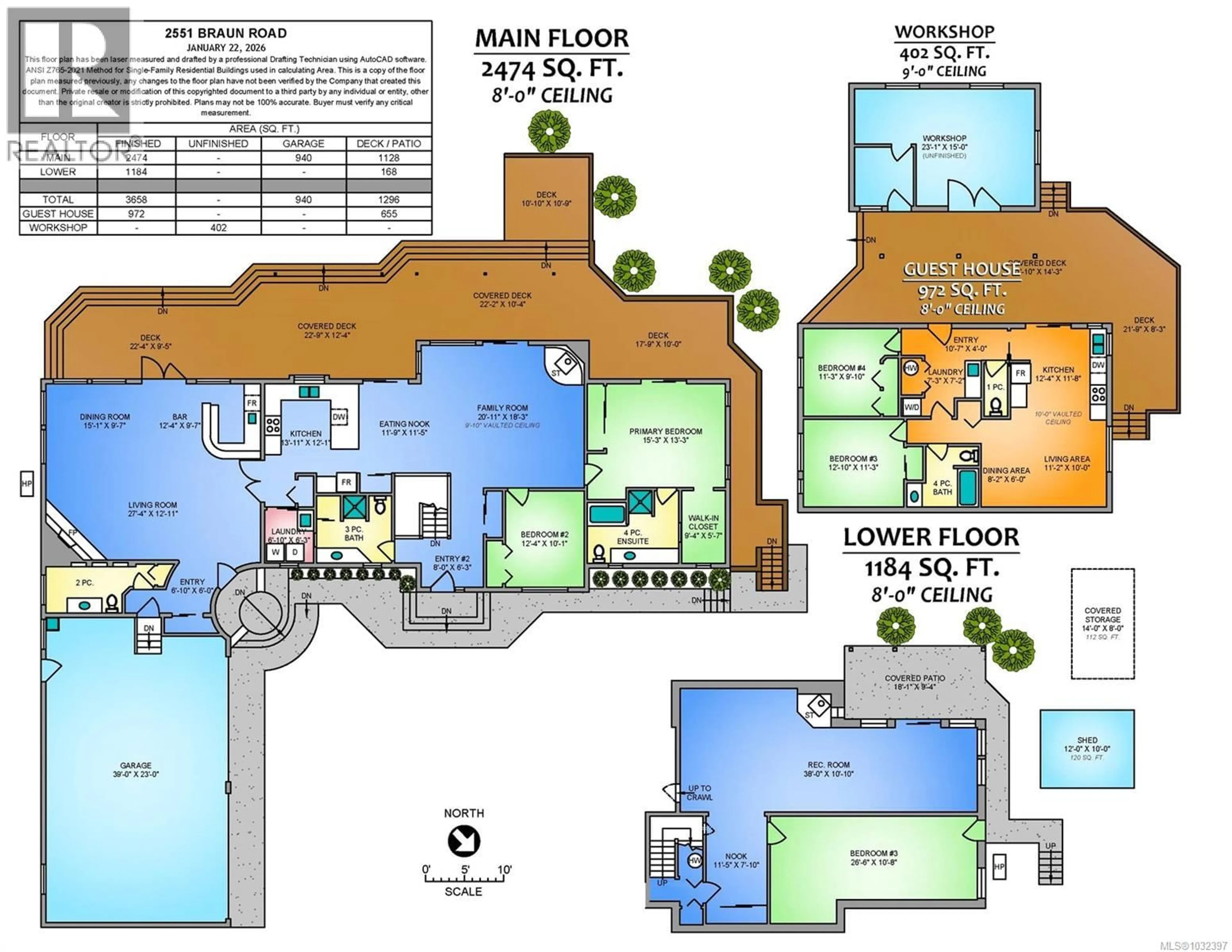 Floor plan for 2551 BRAUN ROAD, Nanaimo British Columbia V9X1W5