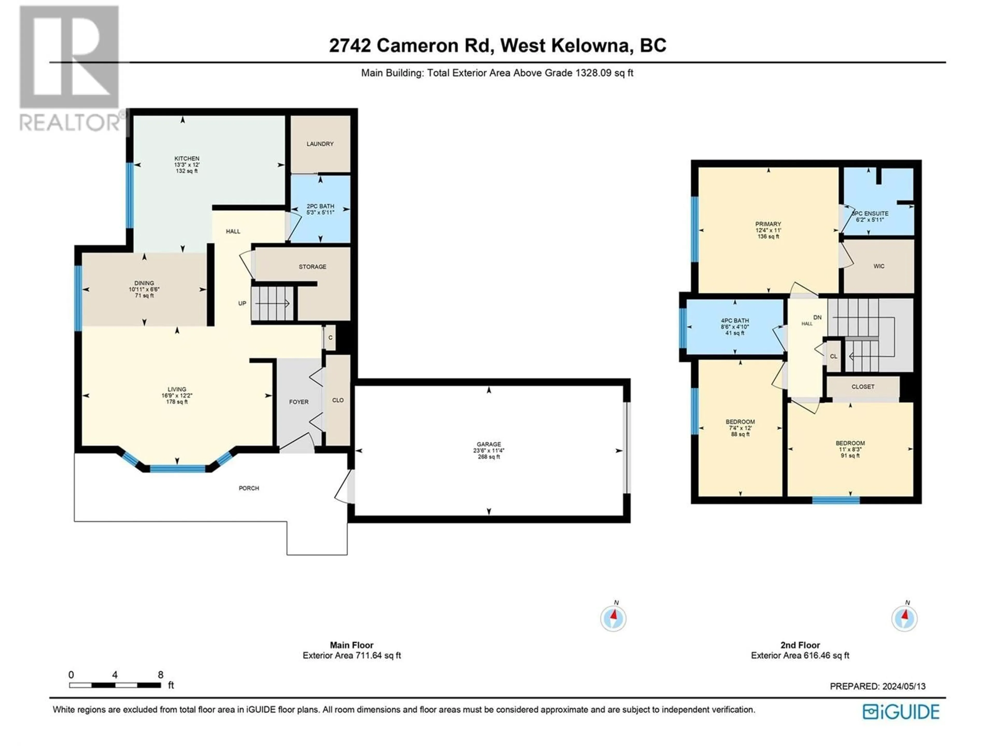 Floor plan for 2742 Cameron Road, West Kelowna British Columbia V1Z3K5