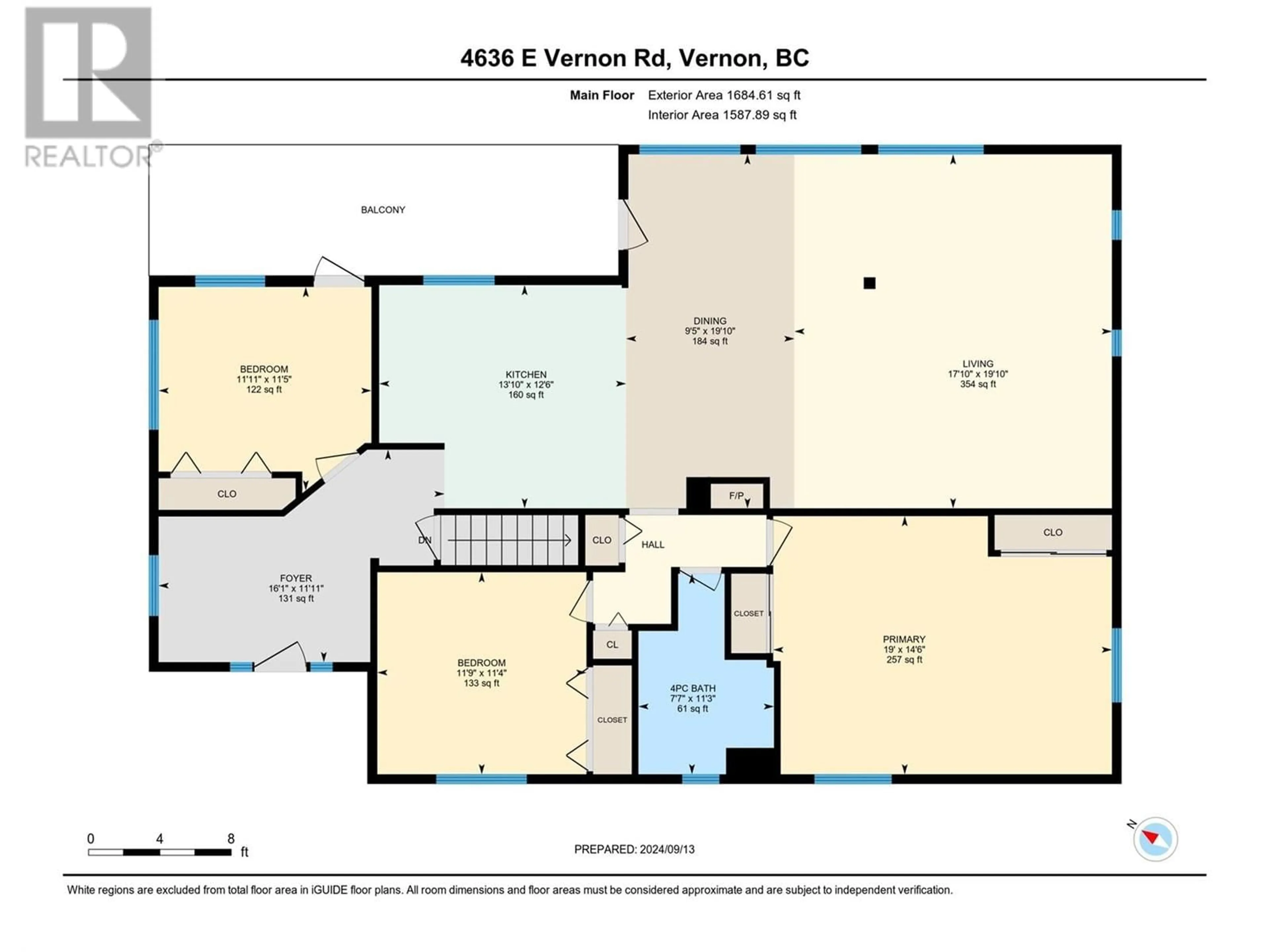 Floor plan for 4636 East Vernon Road, Vernon British Columbia V1B3H9