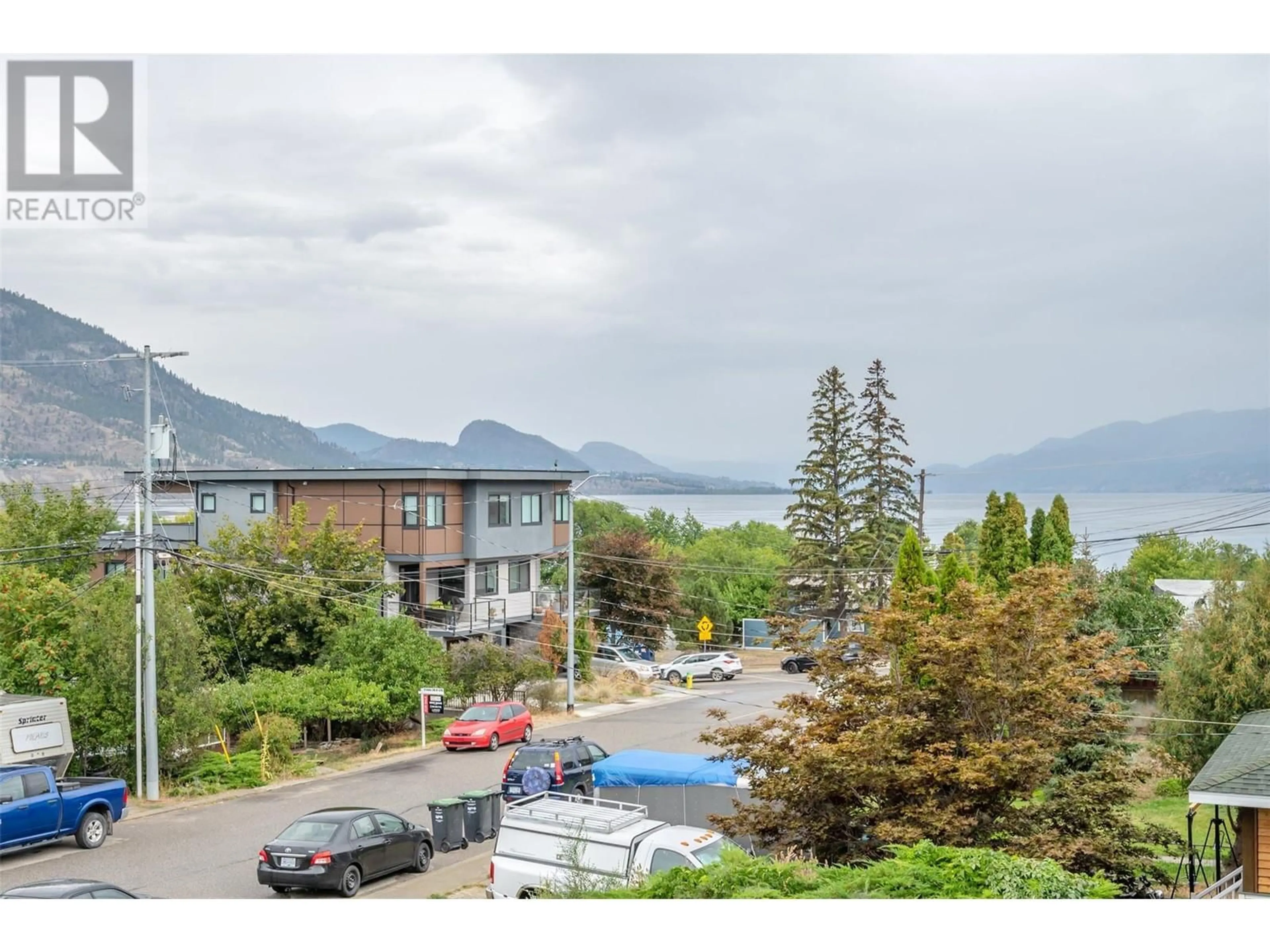 A pic from exterior of the house or condo, the street view for 84 Van Horne Street Unit# 204, Penticton British Columbia V2A4J8