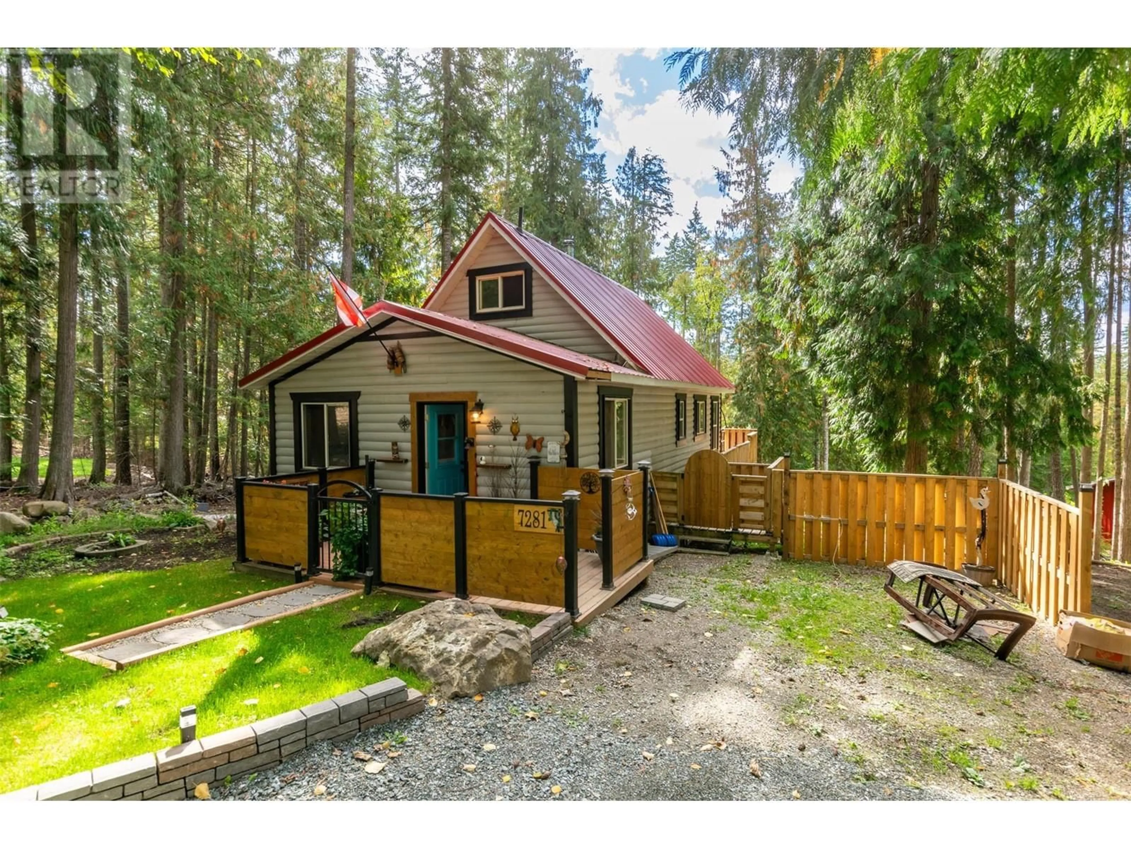 Frontside or backside of a home, cottage for 7281 Birch Close Lot# 84, Anglemont British Columbia V0E1M8