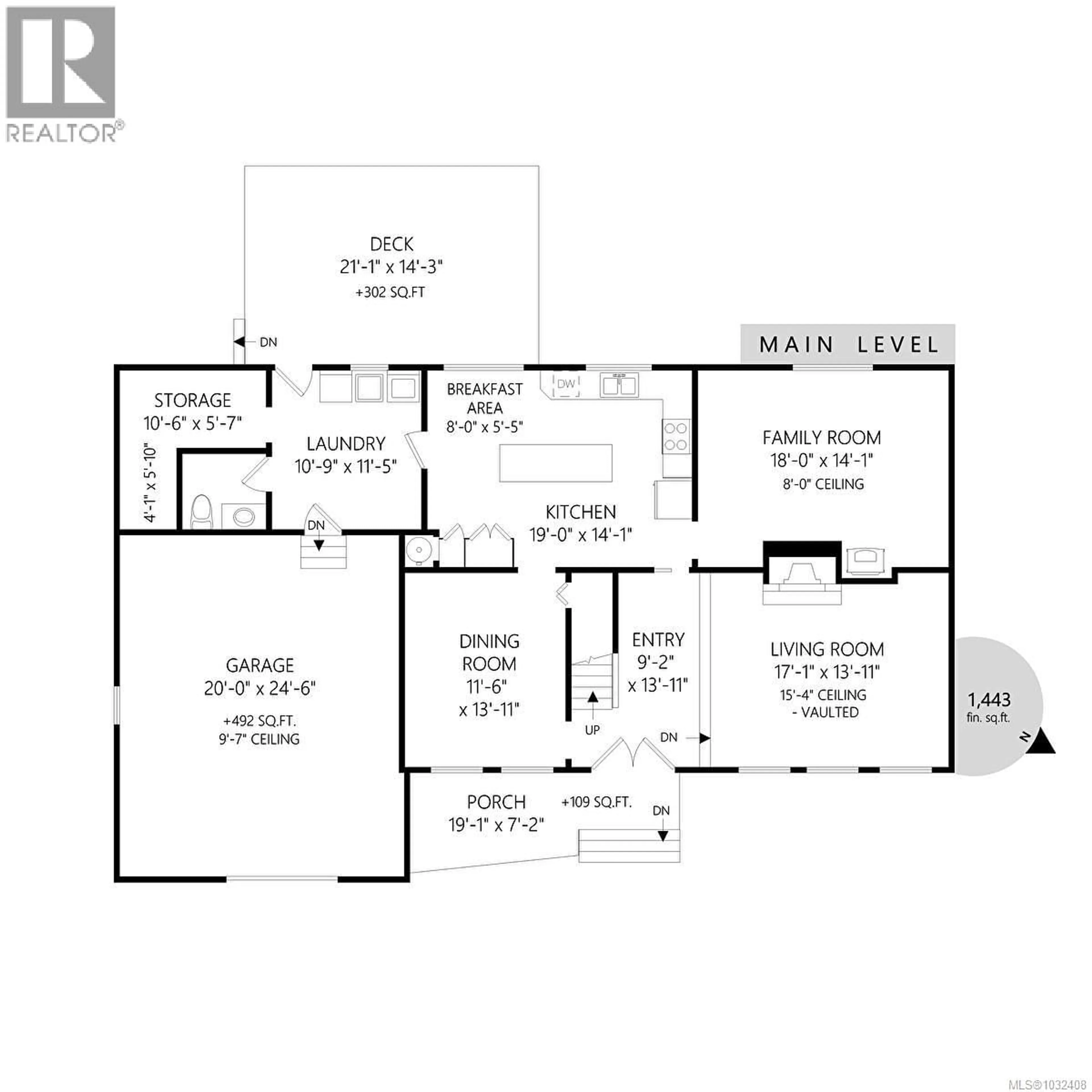 Floor plan for 1693 WILLOW GLEN PLACE, Cowichan Bay British Columbia V0R1N1