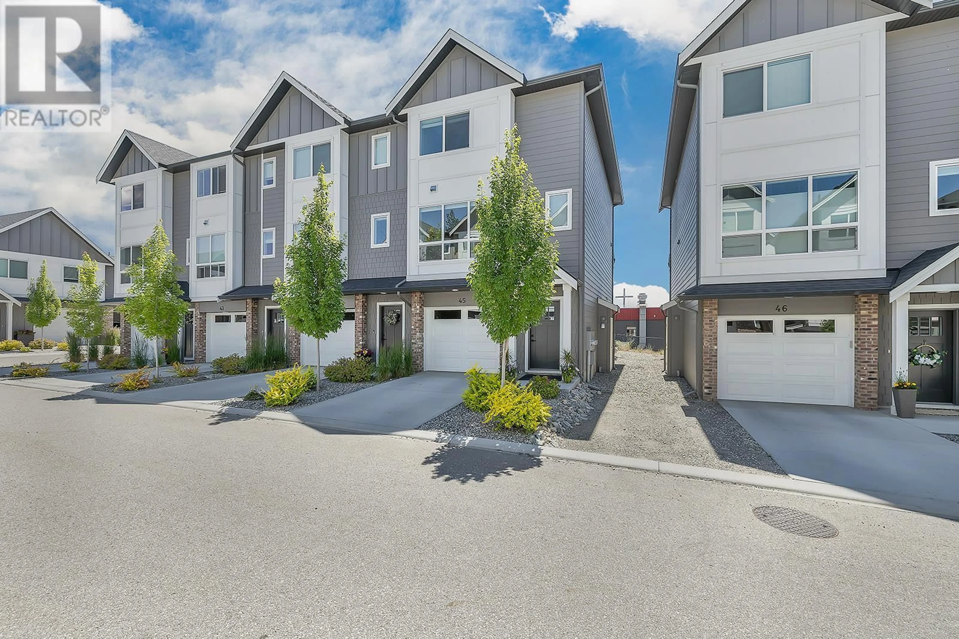 A pic from exterior of the house or condo, the street view for 12075 Oceola Road Unit# 45, Lake Country British Columbia V4V0A7