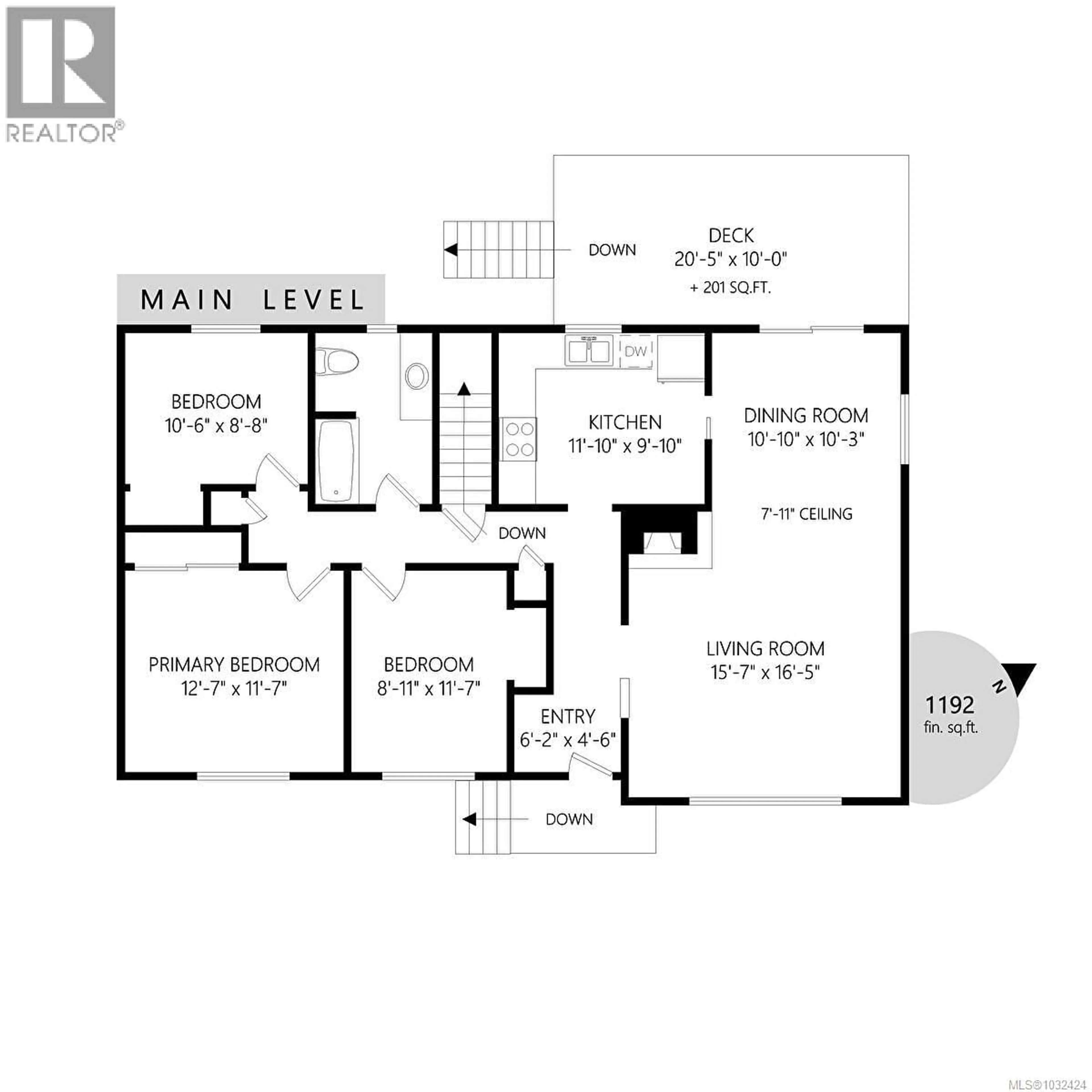 Floor plan for 3040 DYSART ROAD, Saanich British Columbia V9A2K4