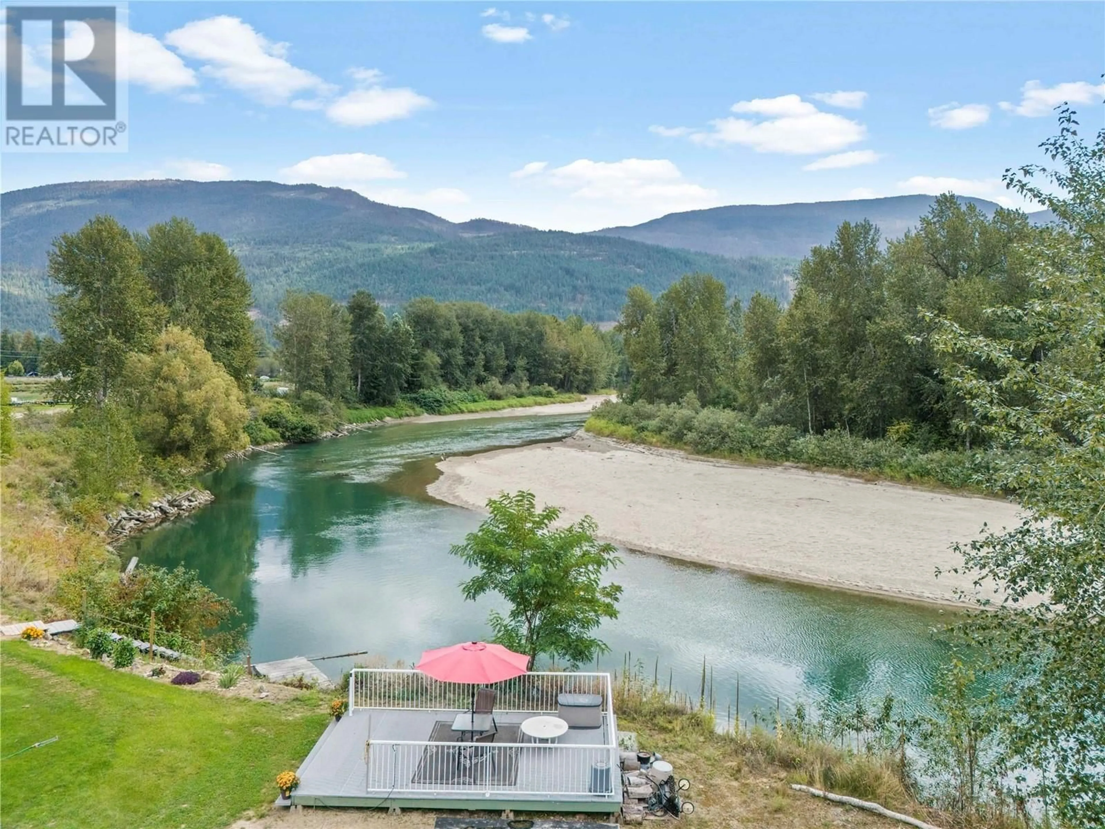 Patio, the view of lake or river for 421 Hillier Road, Sicamous British Columbia V0E2V4