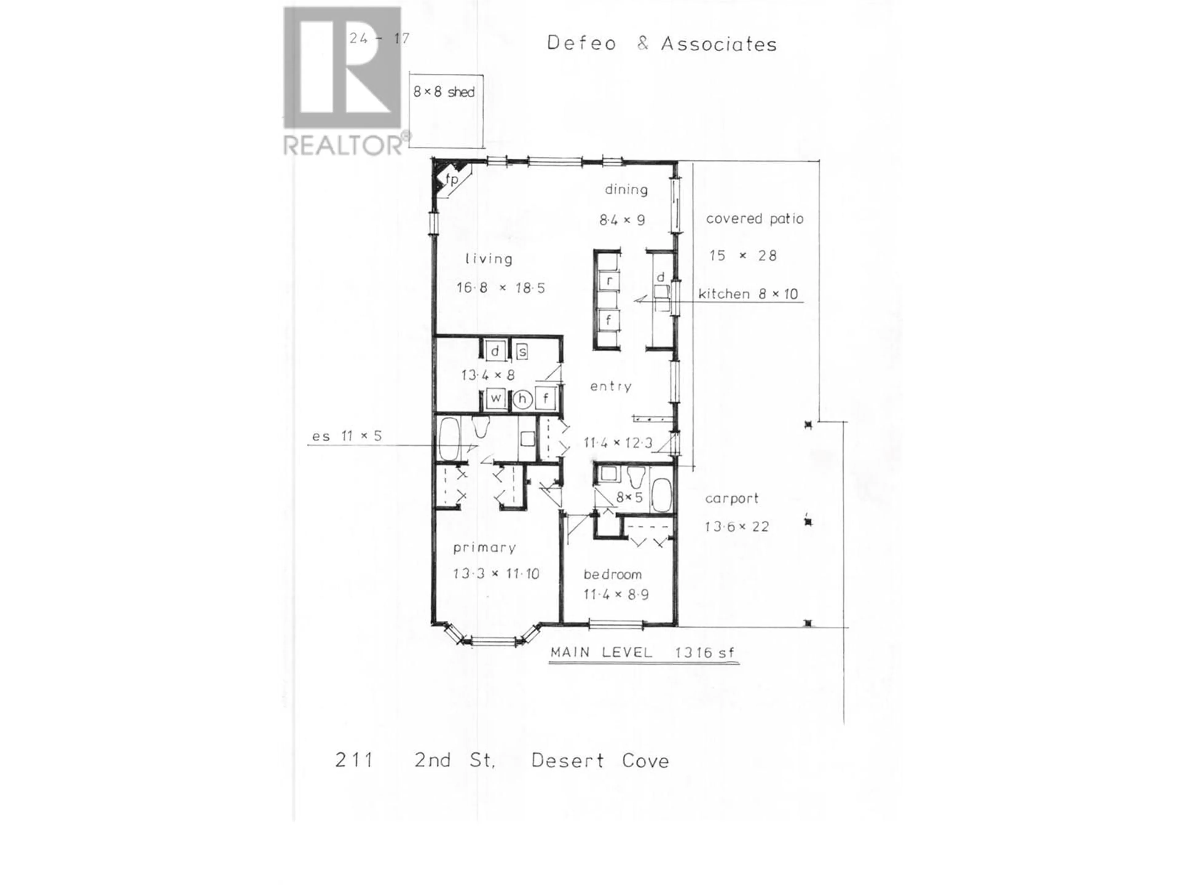 Floor plan for 211 2ND STREET, Vernon British Columbia V1H1Z1