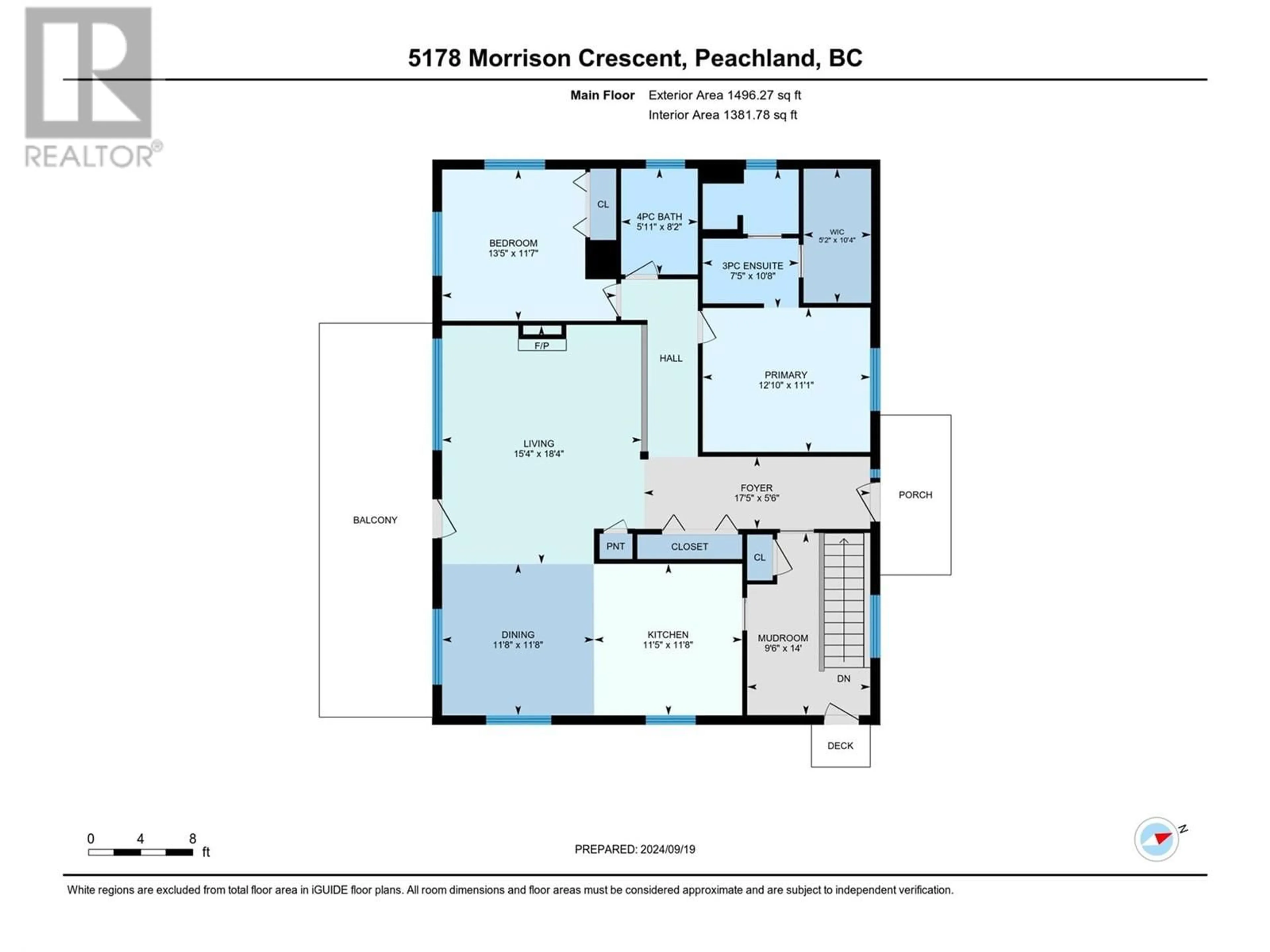 Floor plan for 5178 Morrison Crescent, Peachland British Columbia V0H1X2