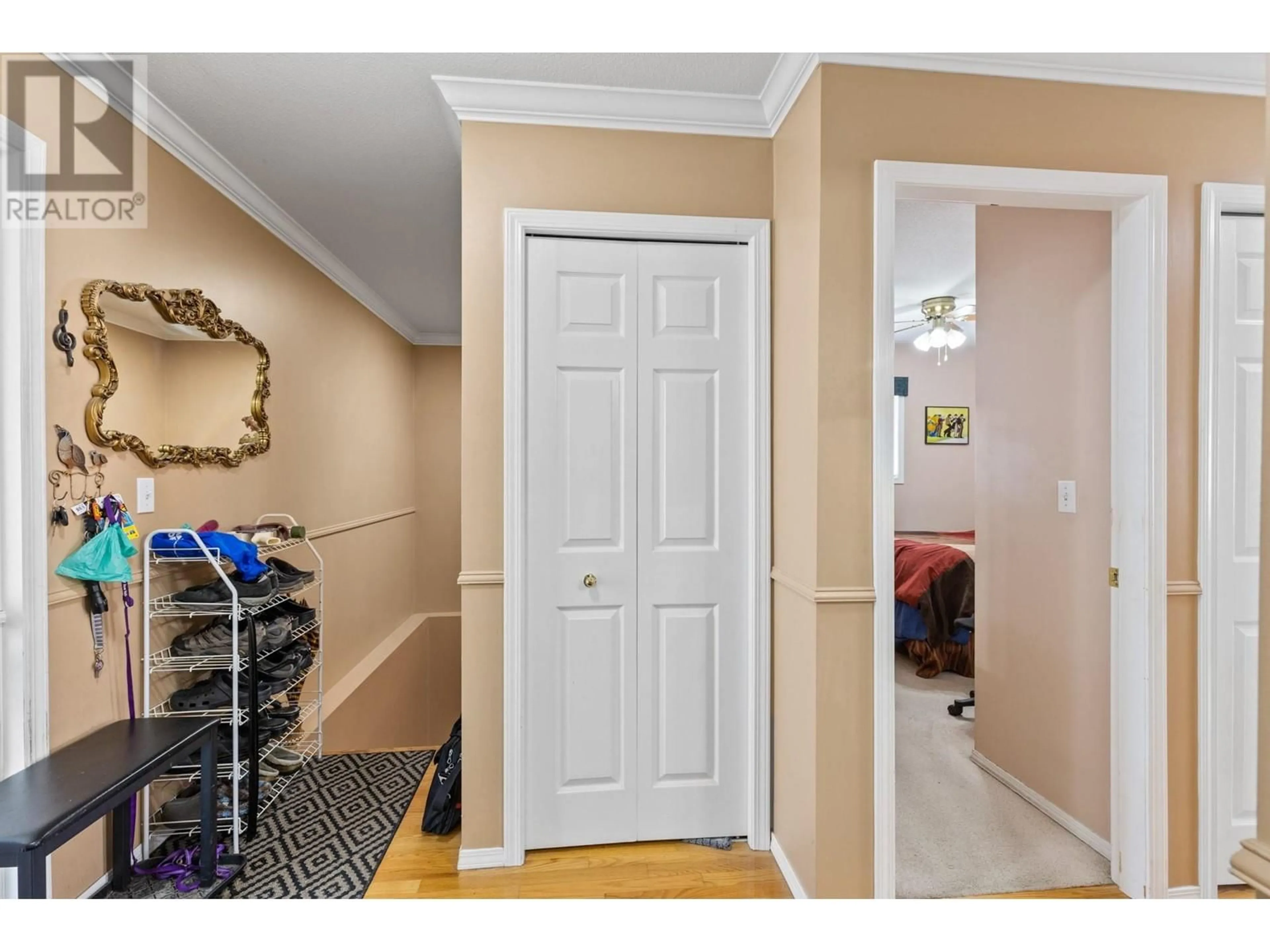 Indoor entryway, wood floors for 2440 Old Okanagan Highway Unit# 102 Lot#, West Kelowna British Columbia V4T3A3